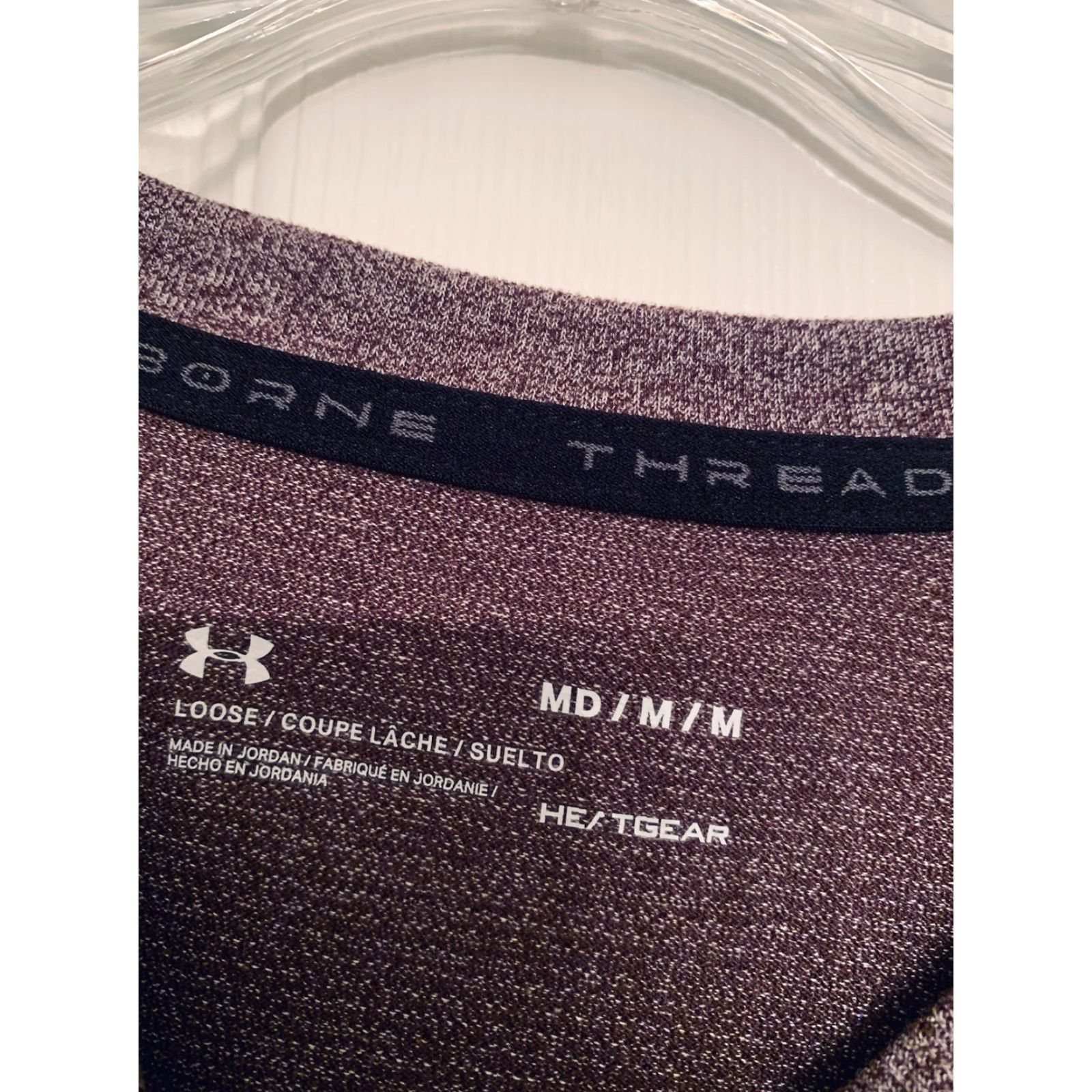 Under Armour Under Armour HeatGear Threadborne T-Shirt Top Purple Medium Loose 1298394 Men’s Shirt, Adult, Regular Fit, Gym & Training Size US M / EU 48-50 / 2 - 3 Thumbnail