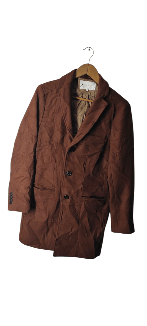 ABAHOUSE ABAHOUSE JAPAN DESIGN WOOL COAT JACKET Size US S / EU 44-46 / 1 - 3 Thumbnail