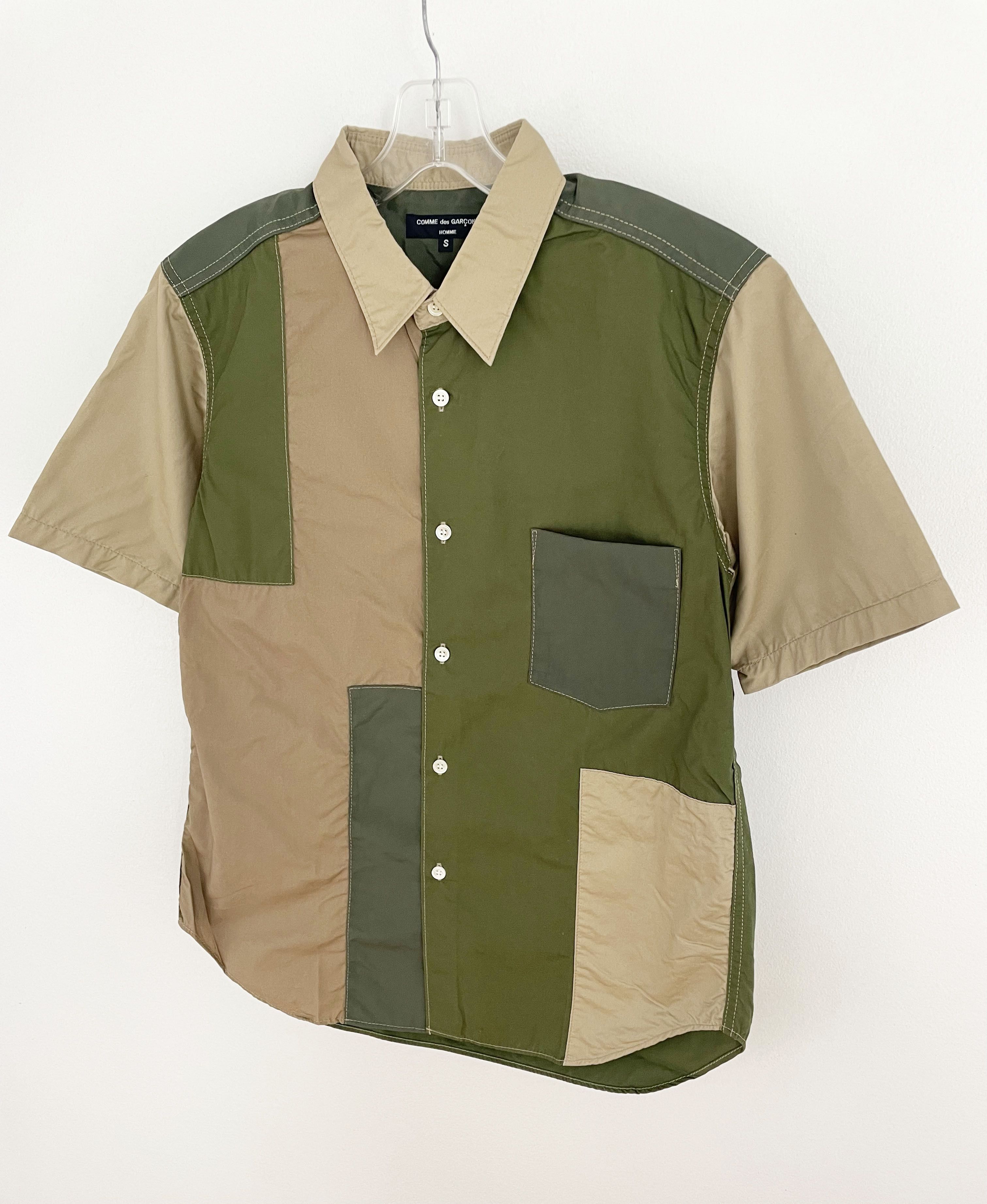 Comme des Garcons Homme 2009 Patchwork Shirt Size US M / EU 48-50 / 2 - 2 Thumbnail