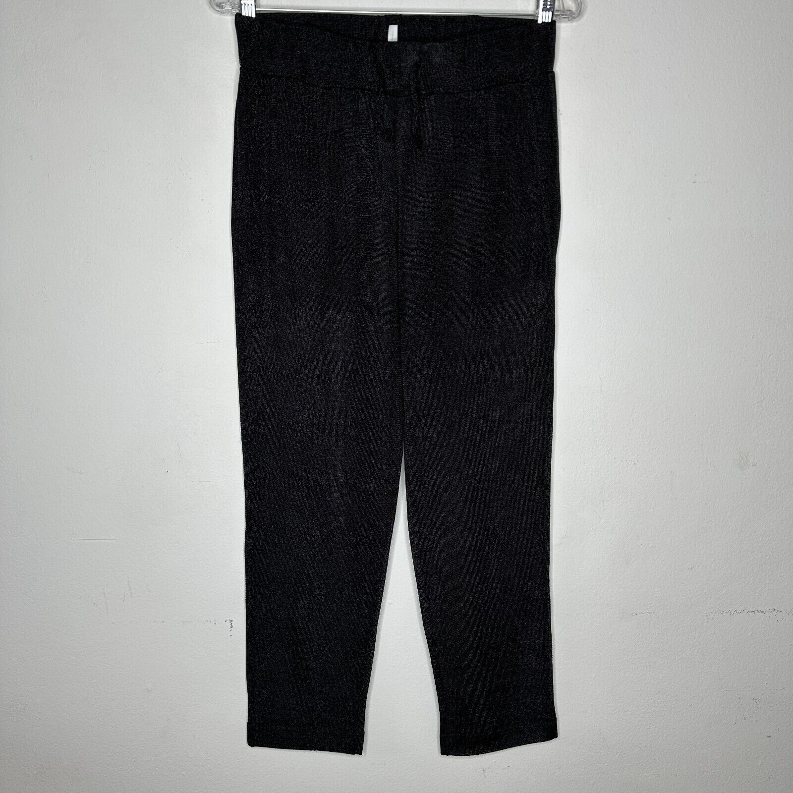 Other Elaine Field Black Shimmer Sheer Mesh Tie Waist Pants 1 Size 25" / US 0 / IT 36 - 4 Thumbnail