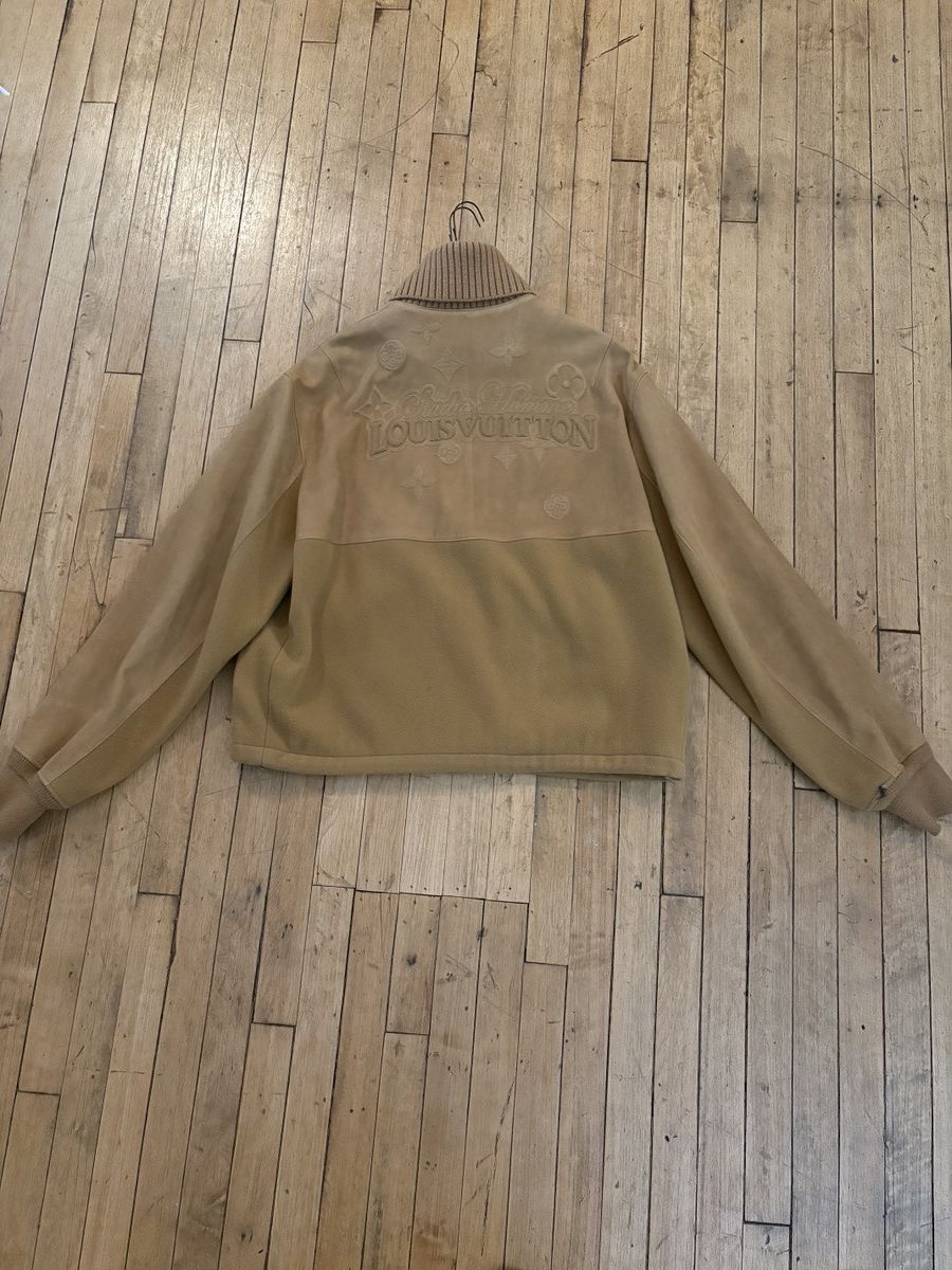 Designer × Louis Vuitton Mixed Material Leather Teddy Blouson Size US L / EU 52-54 / 3 - 17 Thumbnail