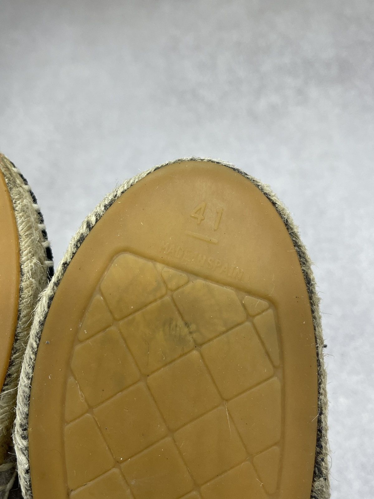 Chanel Women Chanel Espadrilles Shoes Gray/Black Made in Spain Size US 9 / IT 39 - 11 Thumbnail