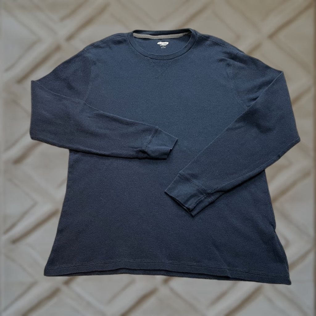 Old Navy Old Navy Shirt Mens L Blue Thermal Core Long Sleeve Crew Basic Size US L / EU 52-54 / 3 - 1 Thumbnail