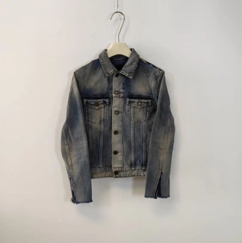 Yves Saint Laurent YSL Light Blue Women's Jacket in XS Size 0089 Size XS / US 0-2 / IT 36-38 - 1 Thumbnail