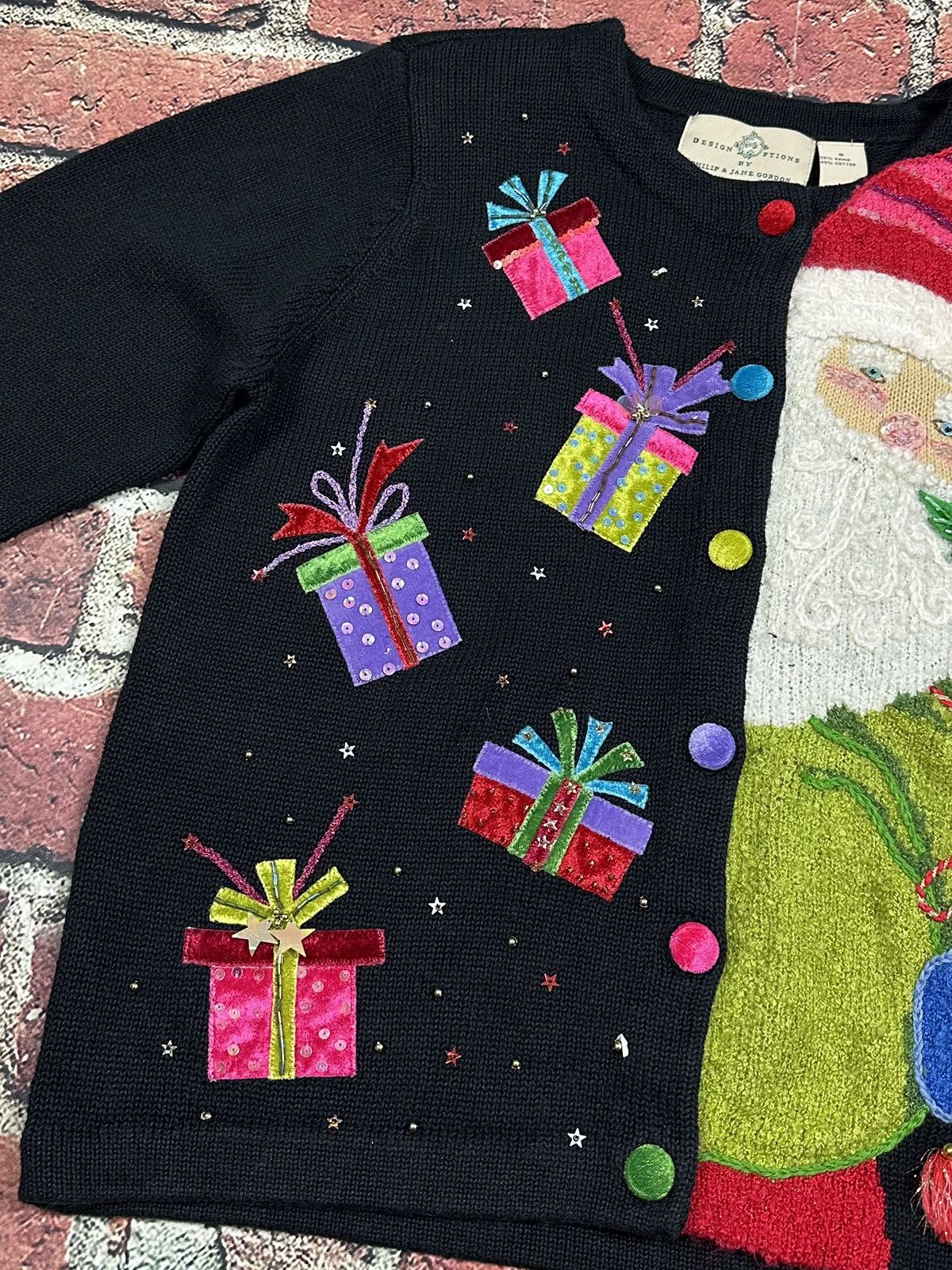 Other Design Options Philip & Jane Gordon Cardigan Christmas Santa Size S / US 4 / IT 40 - 6 Thumbnail