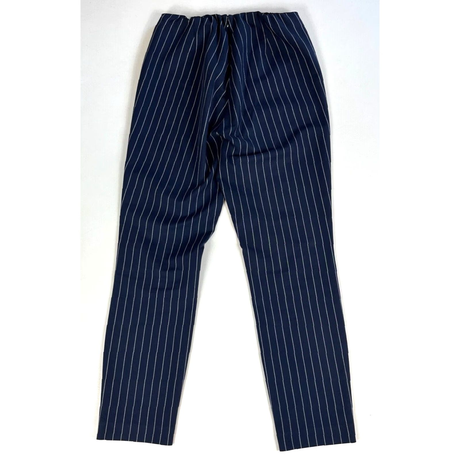 Rag & Bone rag & bone Navy Pin Stripe Pants Women Sz 6 - City Style, Casual, Ankle, Straight Leg, 27in Inseam, Cotton Blend, Made in USA, XS? Size 6. Size 27" / US 4 / IT 40 - 3 Thumbnail