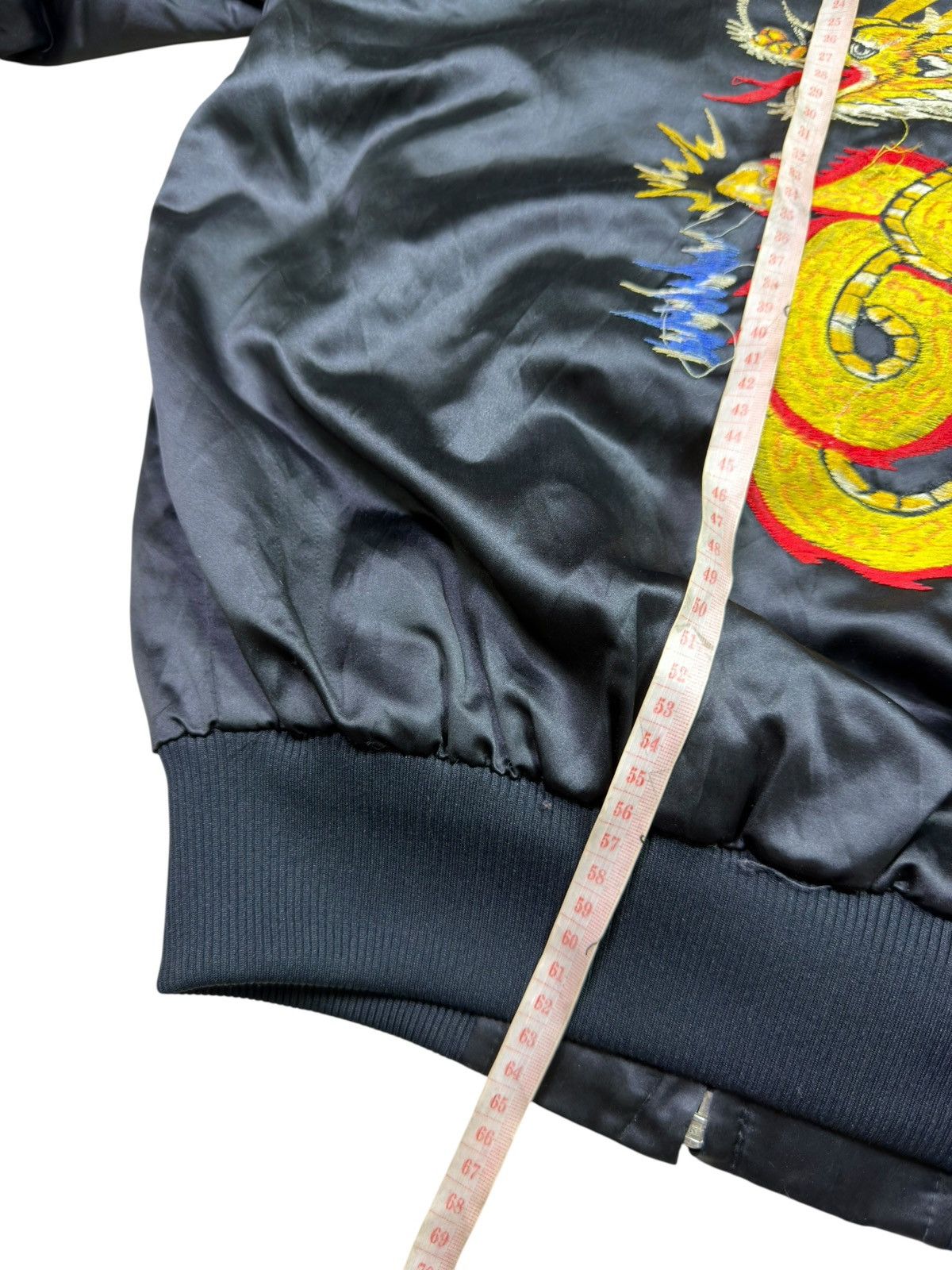 Japanese Brand VINTAGE 1980s KOREA DRAGON SOUVENIR BOMBER BETTY ARMY JACKET Size US M / EU 48-50 / 2 - 8 Thumbnail