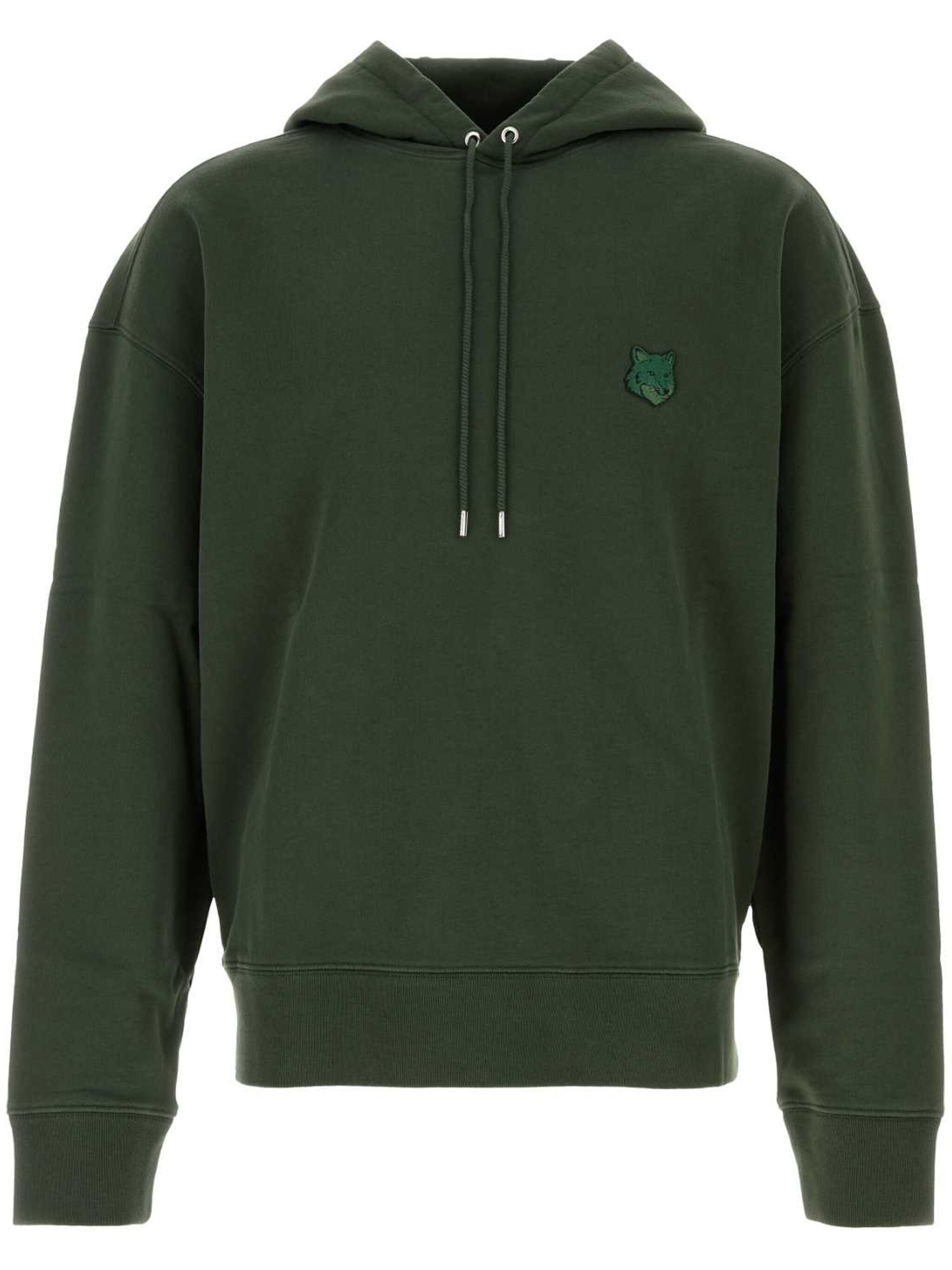Maison Kitsune o1s22i1n1124 Bold Fox Head Hoodie in Green Size US S / EU 44-46 / 1 - 1 Thumbnail