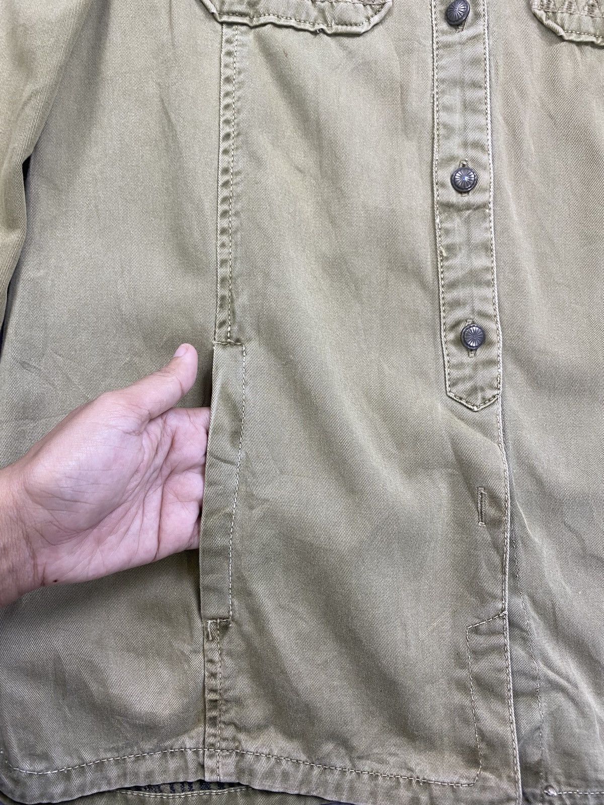 Japanese Brand × Vintage Vintage Trafaluc Embroidery Navajo Button Up Utility Jacket Size US S / EU 44-46 / 1 - 8 Thumbnail