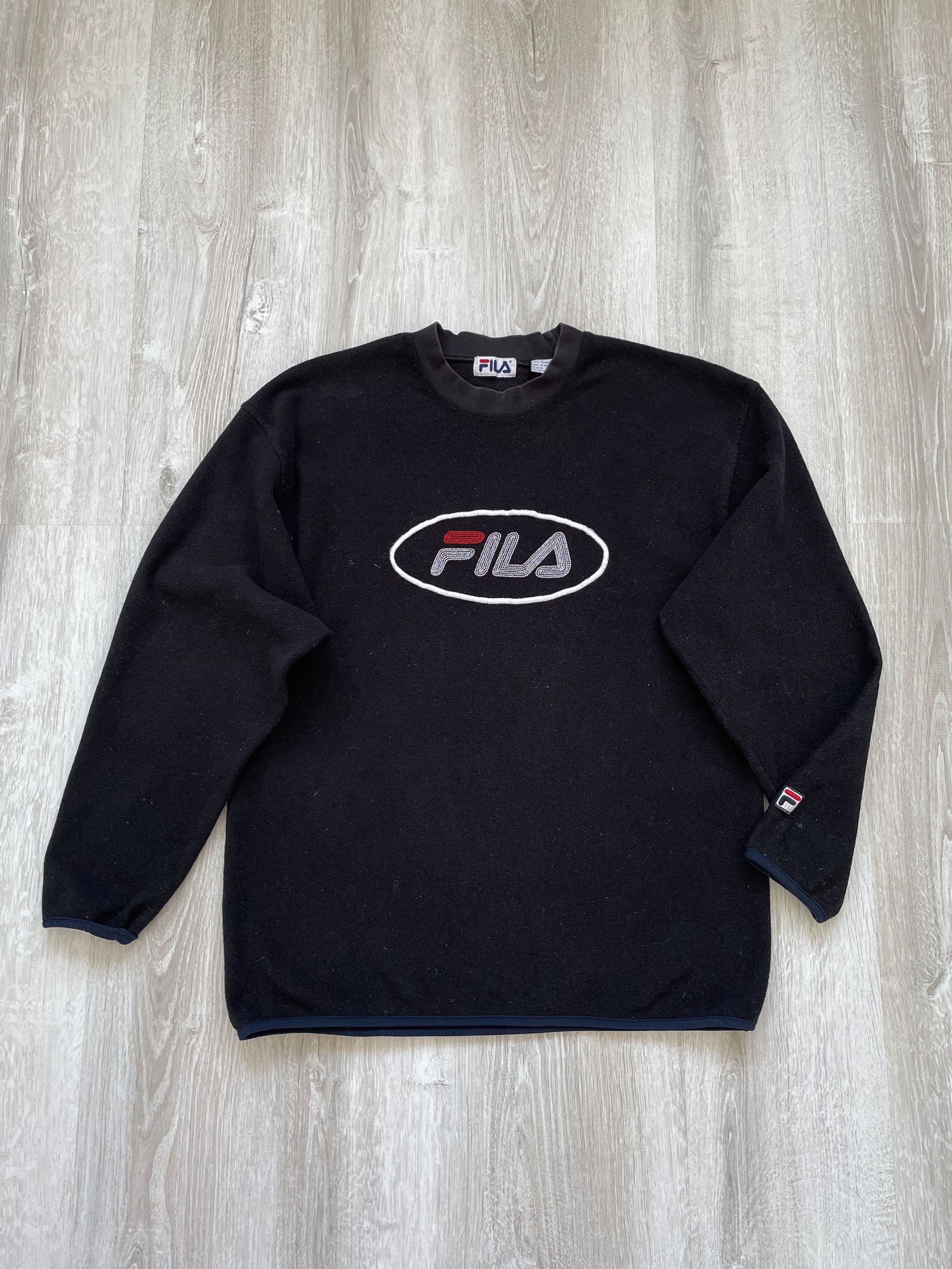 Fila Vintage 90s FILA embroidered Big Logo Fleece Size US L / EU 52-54 / 3 - 1 Thumbnail