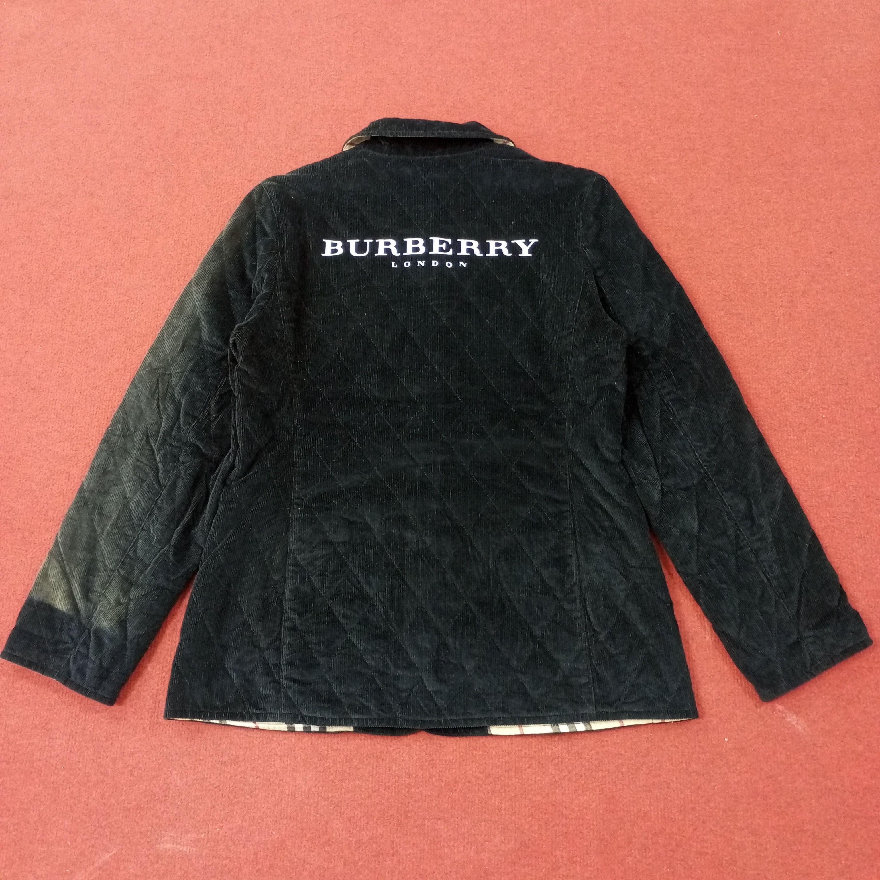 Burberry Burberry London Fashion Brand Custom Velvet Jacket c241n1 Size US S / EU 44-46 / 1 - 1 Thumbnail