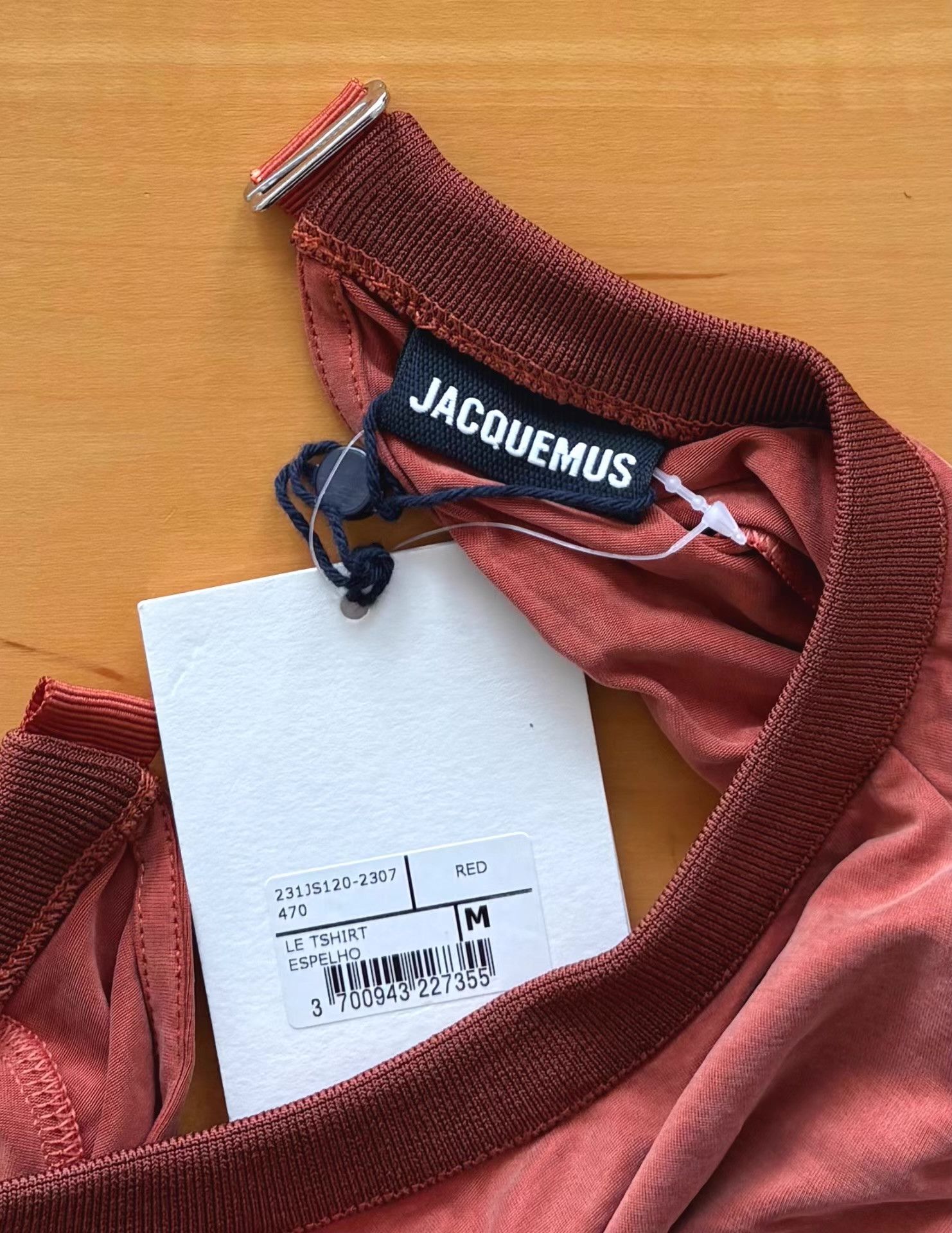 Jacquemus Jacquemus Orange-Red Asymmetrical Open Back Top。Ｑ21 Size M / US 6-8 / IT 42-44 - 3 Thumbnail