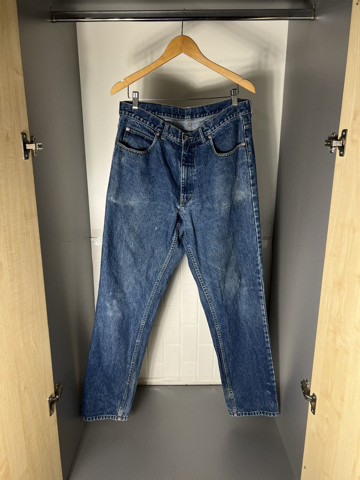 Saint Laurent Paris VINTAGE YVES SAINT LAURENT PARIS RETRO DENIM JEANS WEAR 90s Size US 38 / EU 54 - 8 Thumbnail