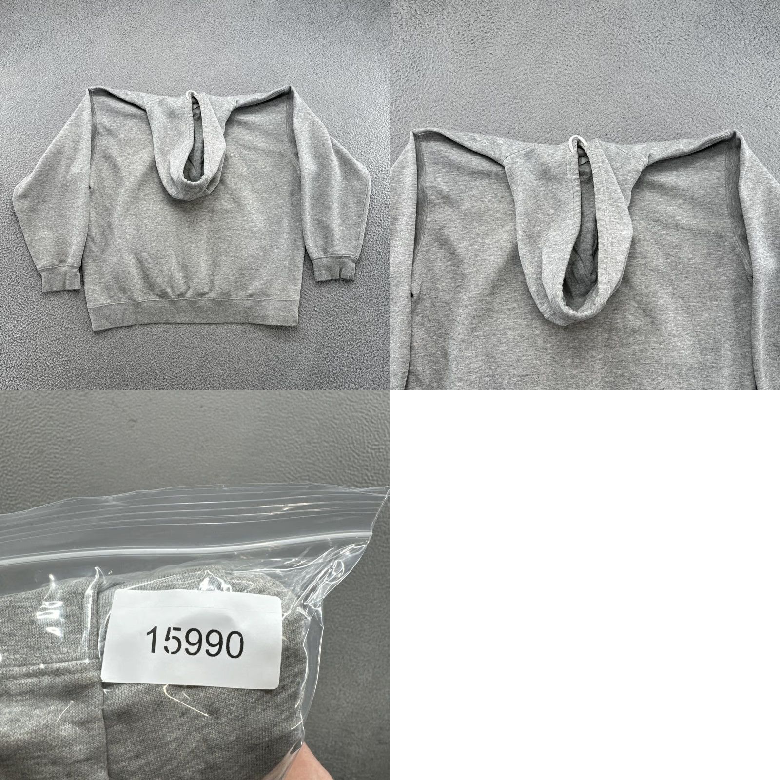 Nike VINTAGE Nike Hoodie Men L Gray 90s Logo Spell Out Embroidered Swoosh Pockets Crew Neck Knit Cotton Blend Sweatshirt Sweatshirt Size US L / EU 52-54 / 3 - 9 Thumbnail