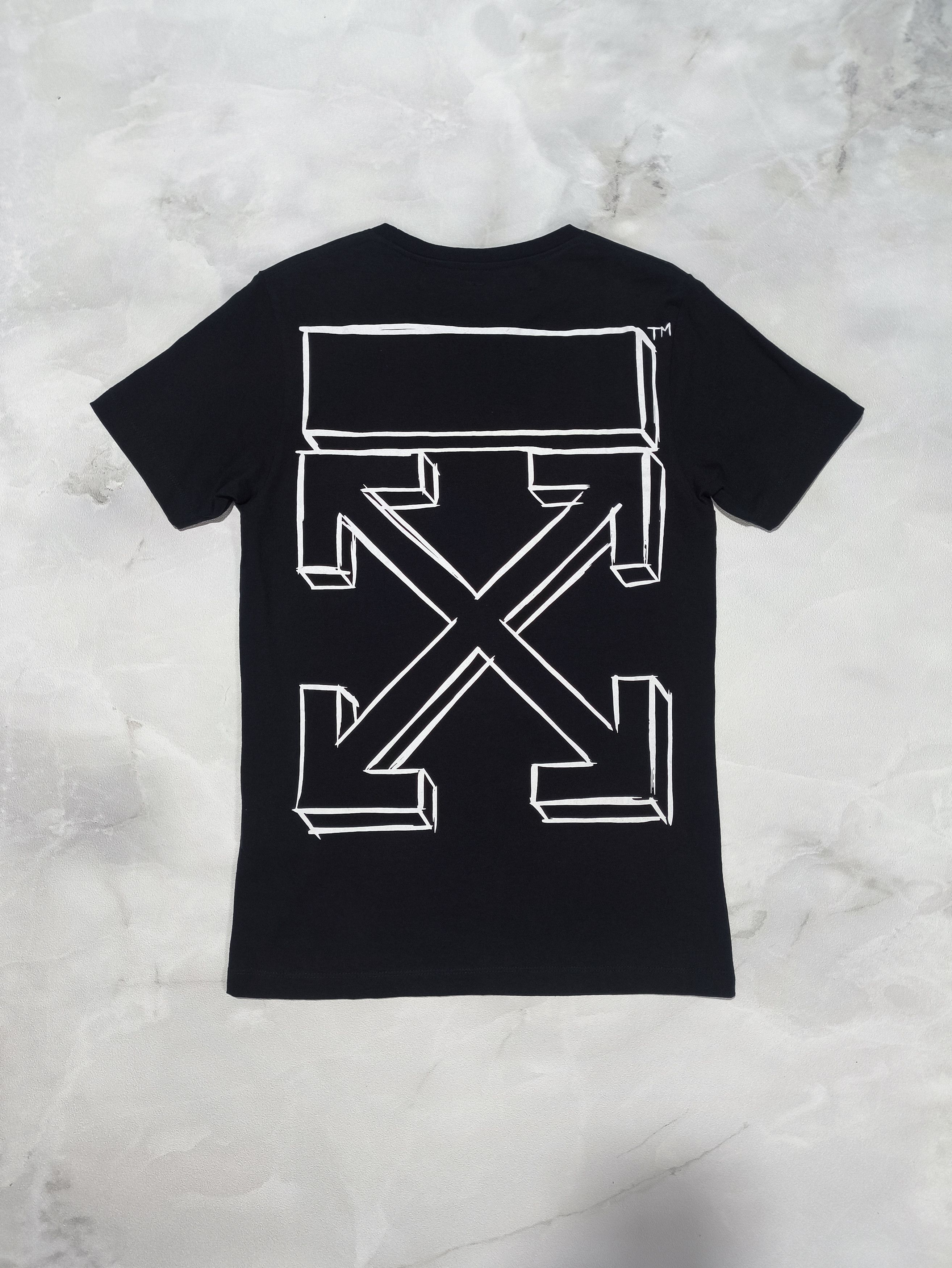 Off-White Off white outlines Markers tee's Size US XS / EU 42 / 0 - 2 Thumbnail