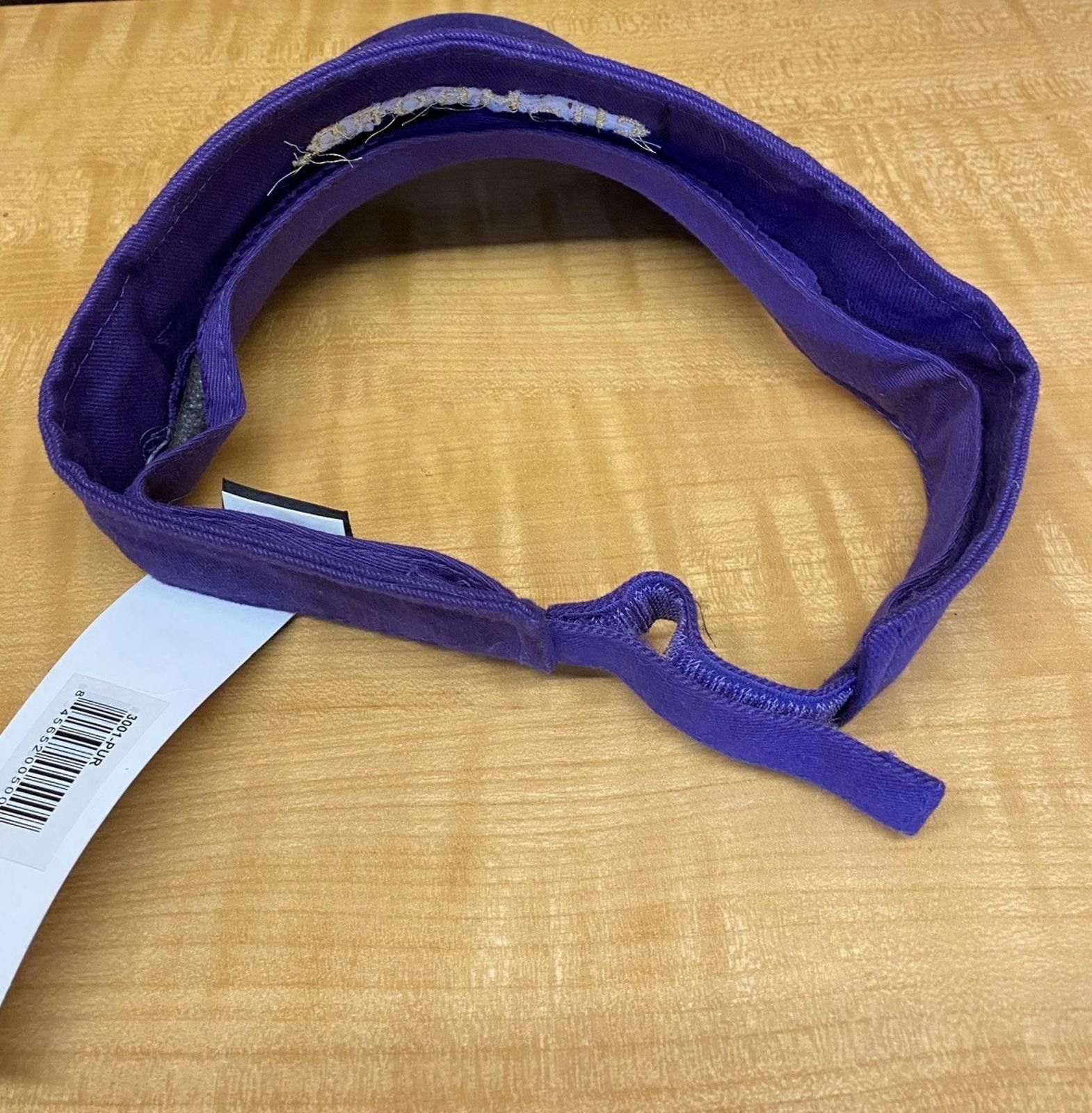 Other “CHAMBORD™” Sun Visor Purple Unisex Adjustable Acrylic Blend Size ONE SIZE - 4 Thumbnail
