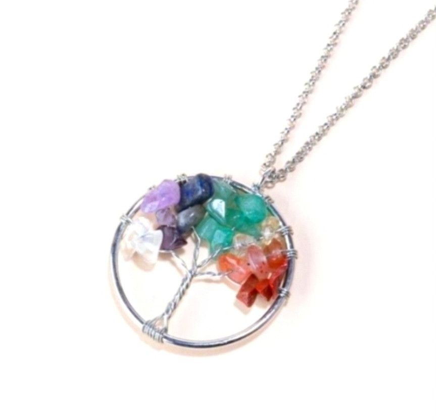 Other Chakra stone Three of life necklace! Size ONE SIZE - 2 Thumbnail