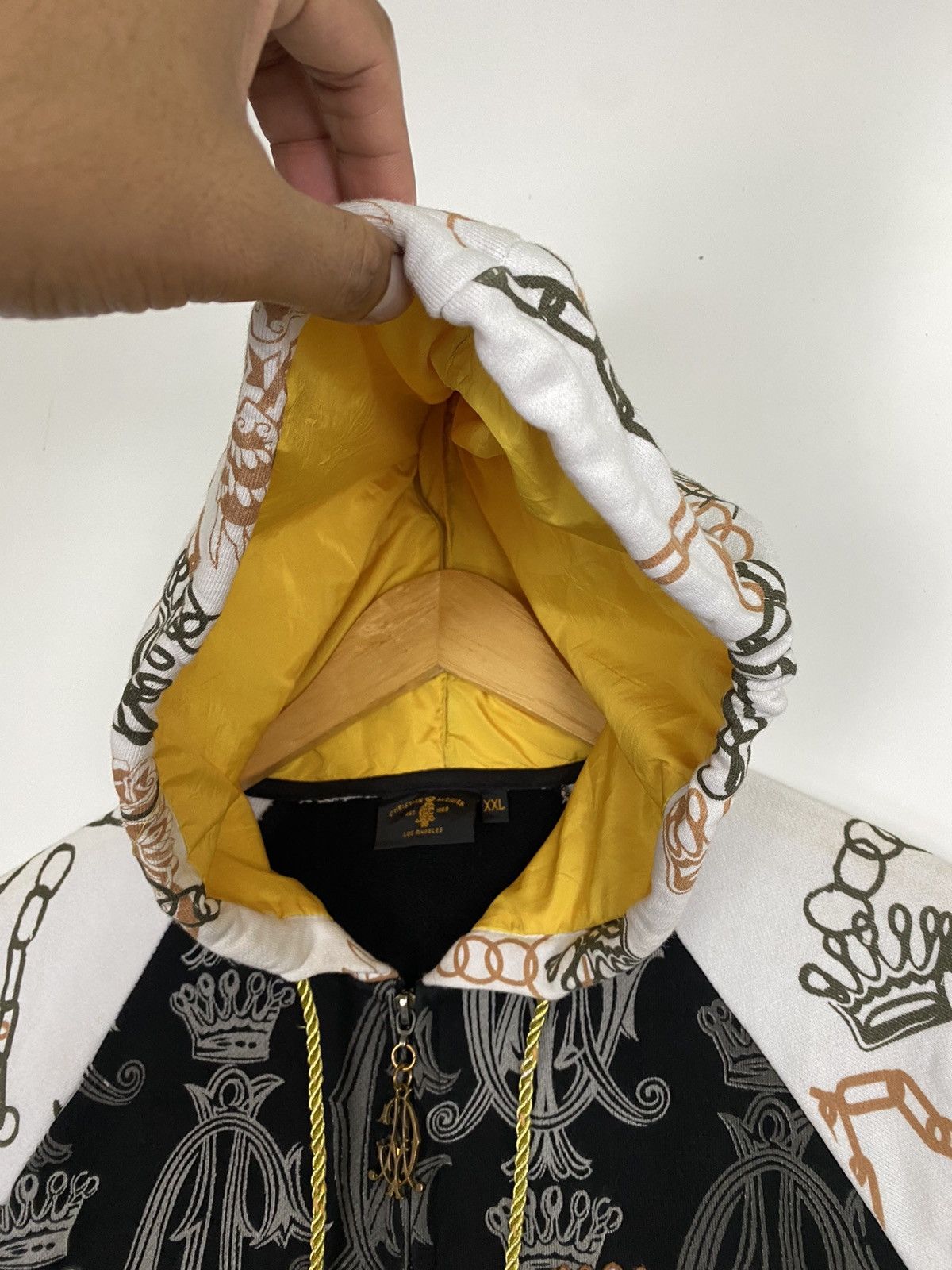 Christian Audigier ✅️Vintage Christian Audigier Los Angeles Zipper Jacket Size US L / EU 52-54 / 3 - 6 Thumbnail