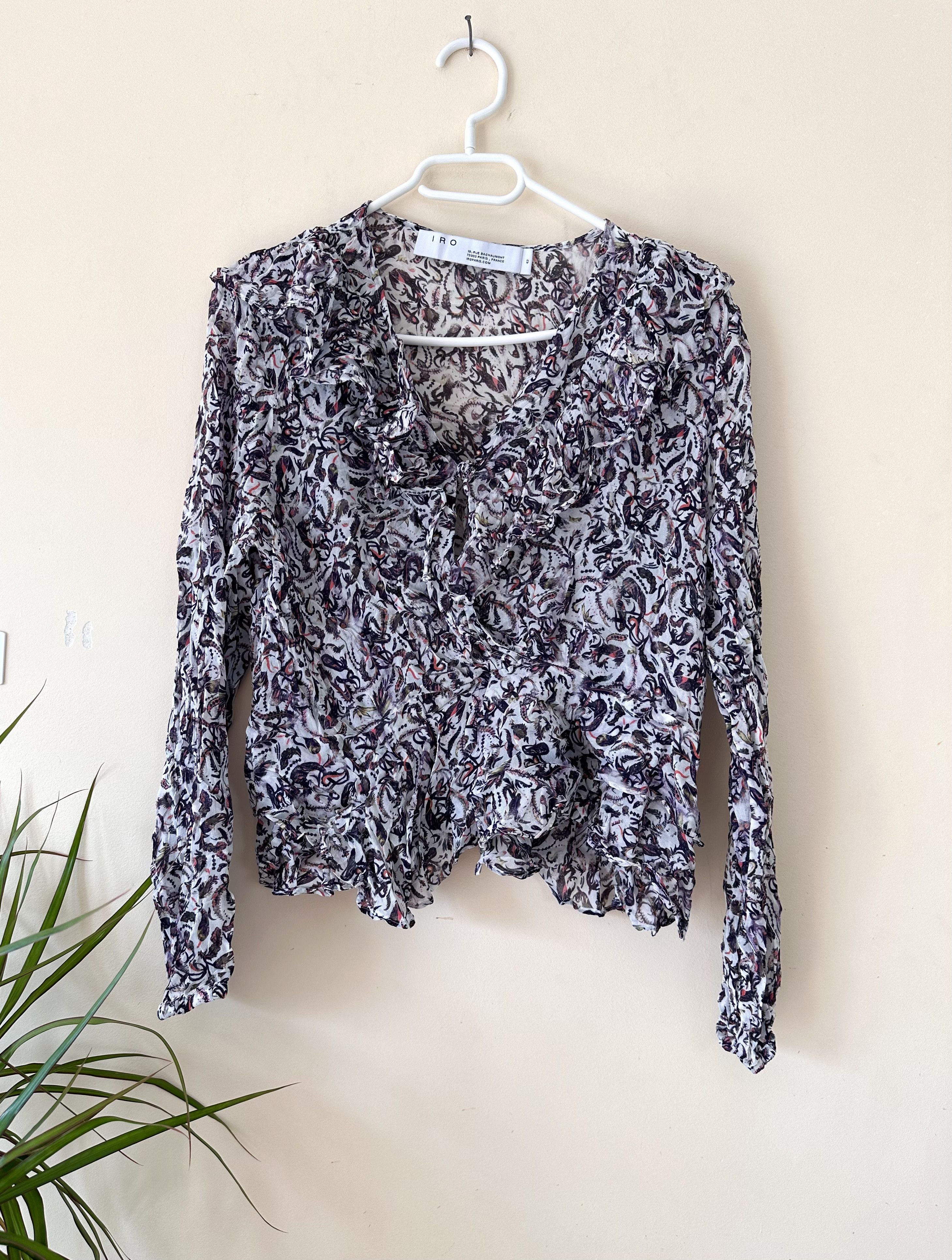 Iro Iro women floral shirt top Size L / US 10 / IT 46 - 1 Thumbnail