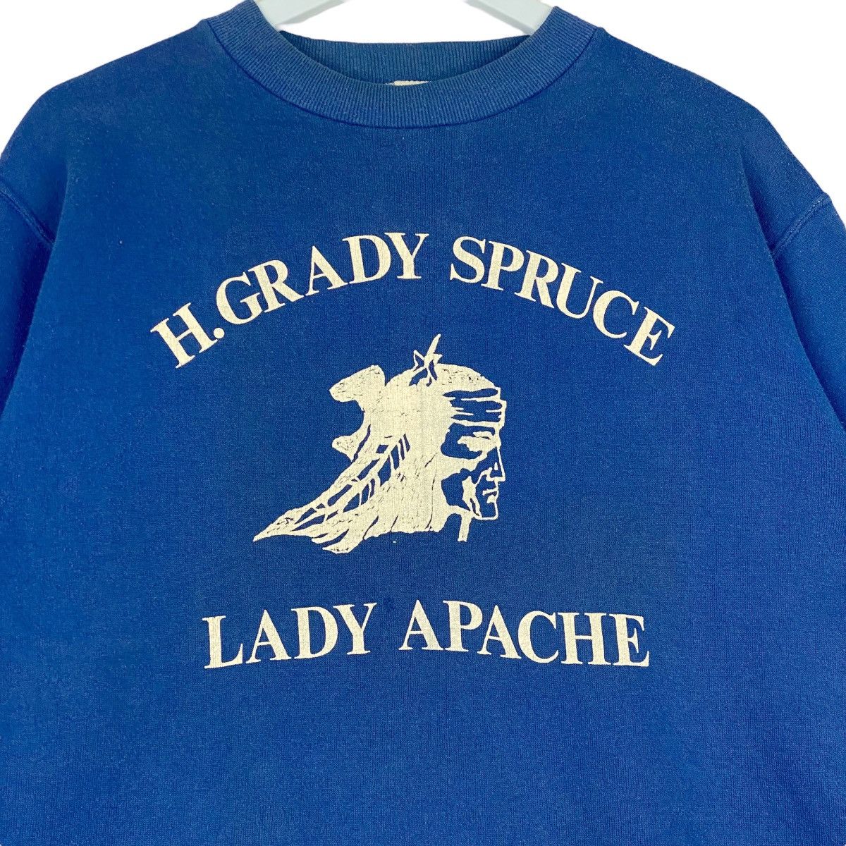 Russell Athletic × Vintage Vintage Russell Graphic Crewneck Sweatshirt Blue Pullover Size US M / EU 48-50 / 2 - 4 Thumbnail