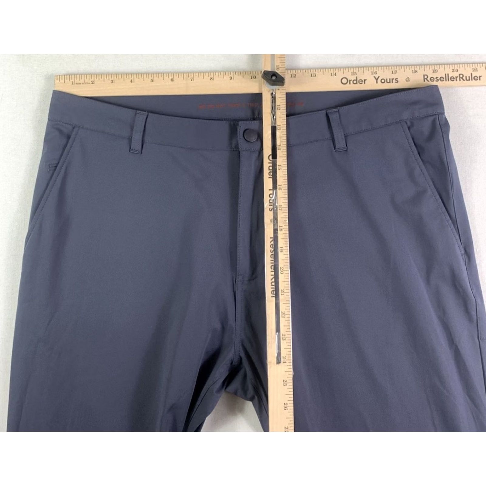 Rhone Rhone Pants Mens Gray Performance Travel Golf Casual Chino Tech 38x27 Size US 38 / EU 54 - 5 Thumbnail