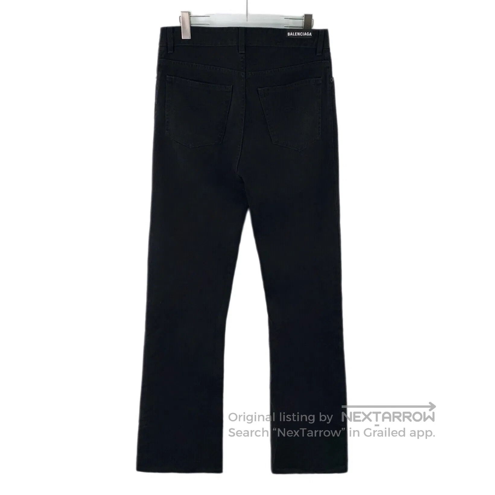 Balenciaga Balenciaga size L Black cotton casual denim long pants| Size US 27 - 2 Thumbnail