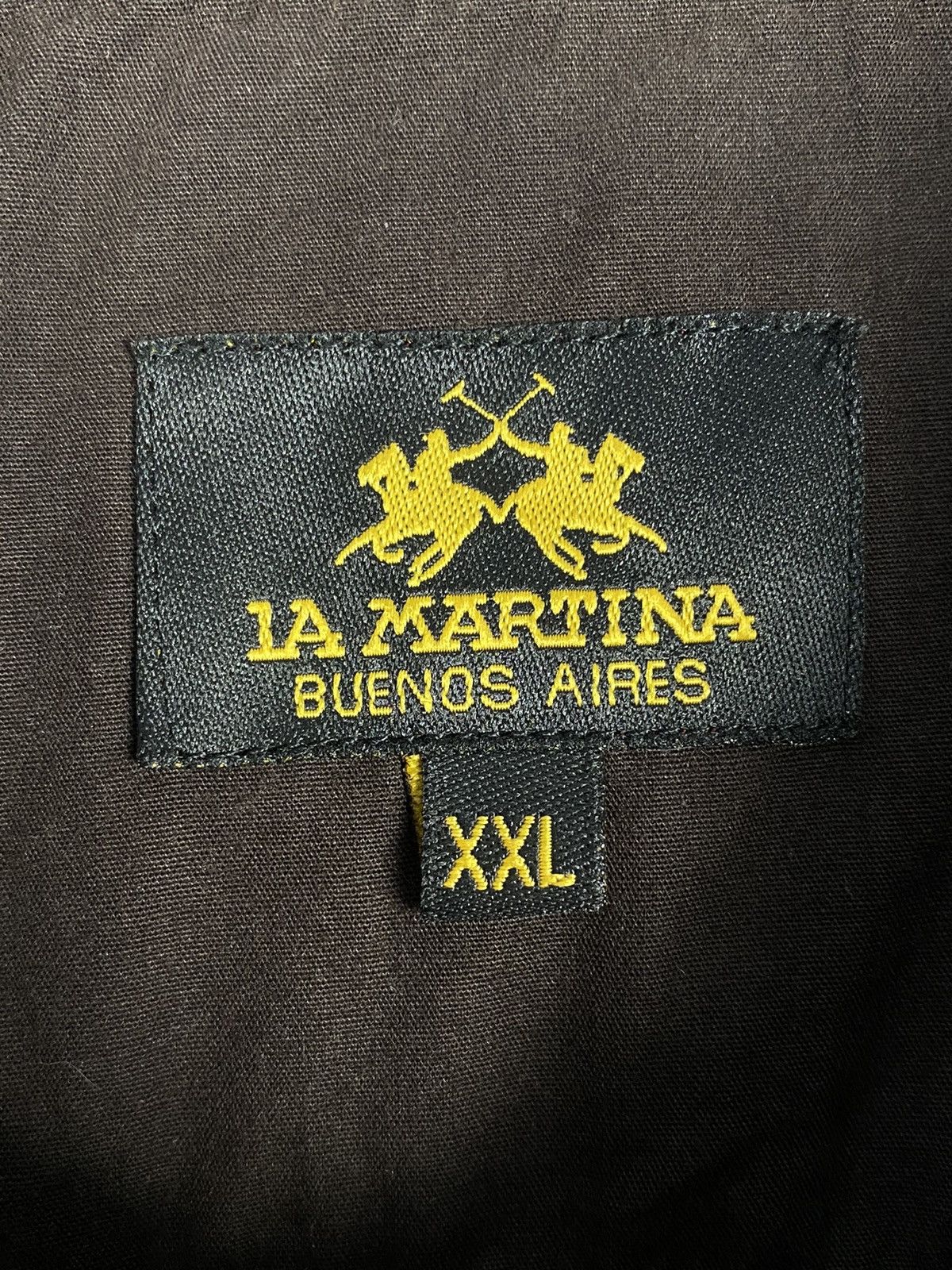 La Martina La Martina Brown Short Sleeve Button Up Luxury Shirt Size US XXL / EU 58 / 5 - 12 Thumbnail