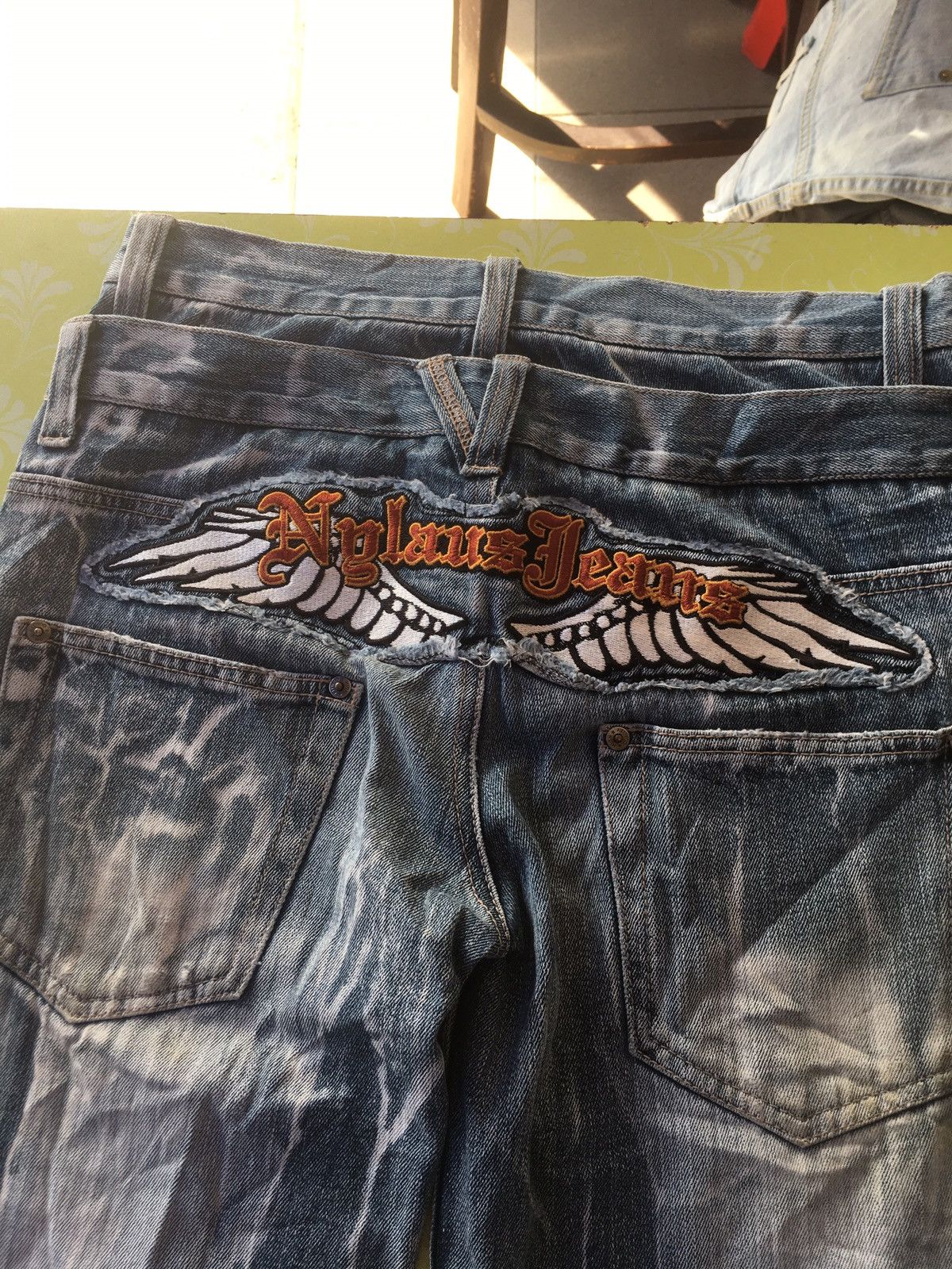 Japanese Brand Nylaus jeans double waist Size US 30 / EU 46 - 1 Thumbnail