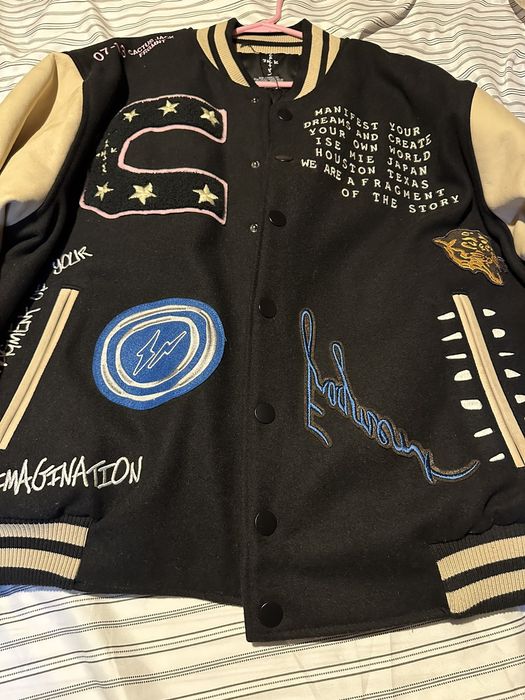 travis scott fragment varsity jacket