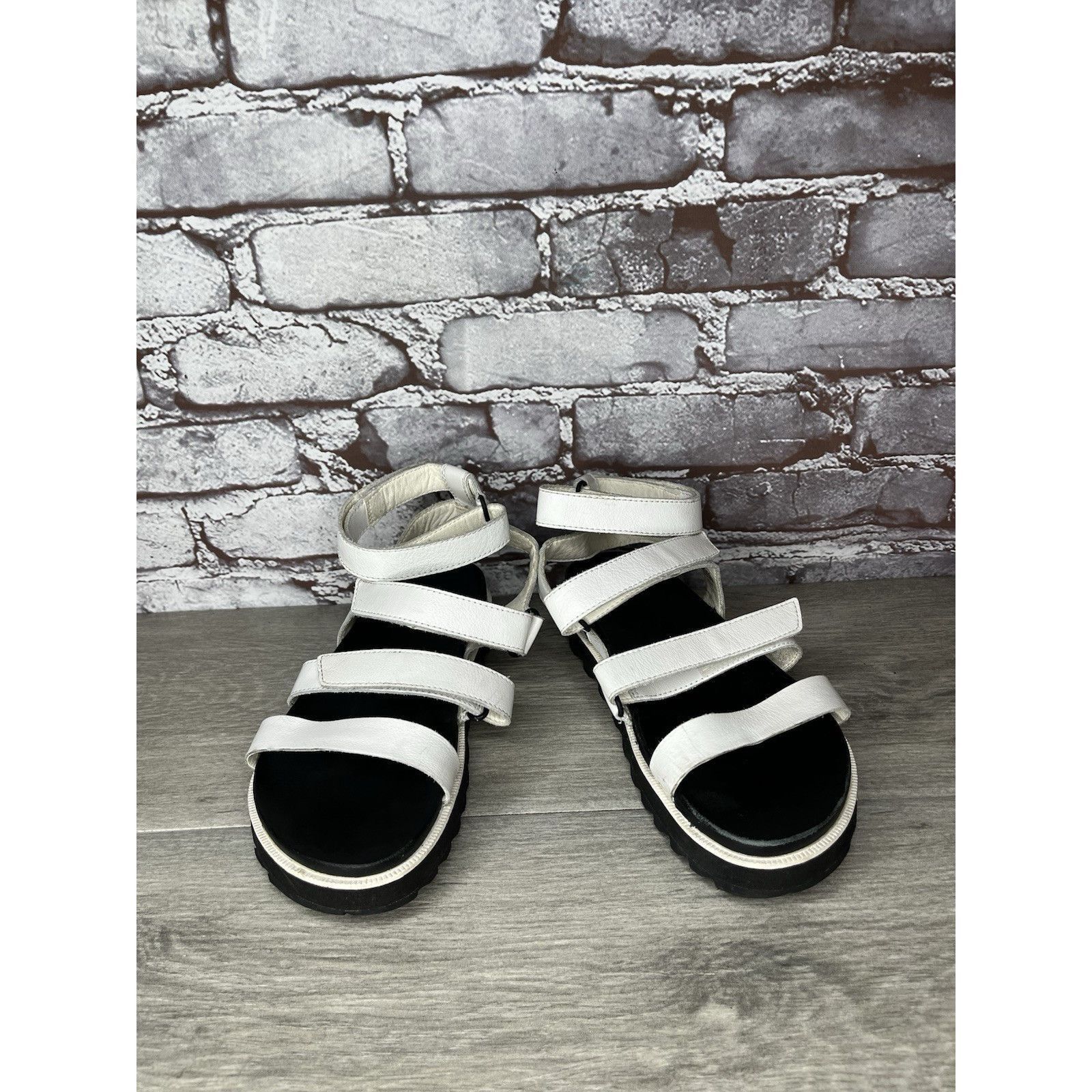 SOREL Sorel Roaming White Leather Multi Strap Platform Sandals Wom Size US 7.5 / IT 37.5 - 20 Thumbnail