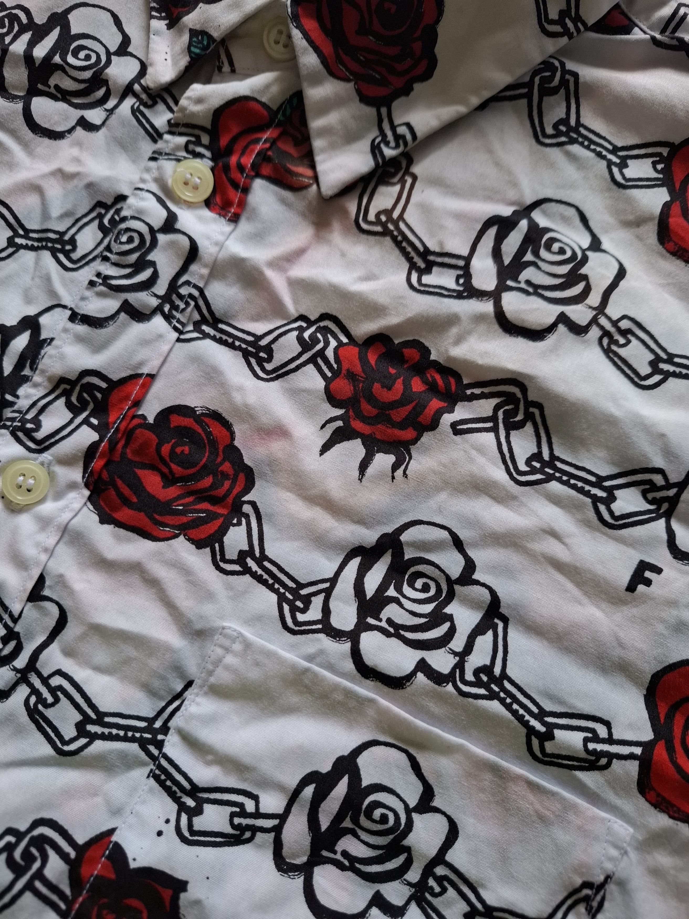 Comme des Garcons Black Comme Des garcons black CDG rose All over print Size US L / EU 52-54 / 3 - 3 Thumbnail