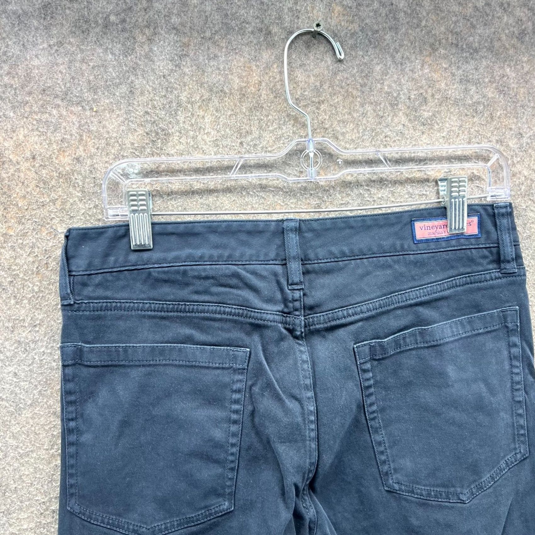 Vineyard Vines Vineyard Vines Pants Men 30x30 Flat Front Chino Cotton Canvas Blue Navy Slit Pocket Regular 30 Inseam Casual Formal Workwear Button Front Size US 30 / EU 46 - 5 Thumbnail