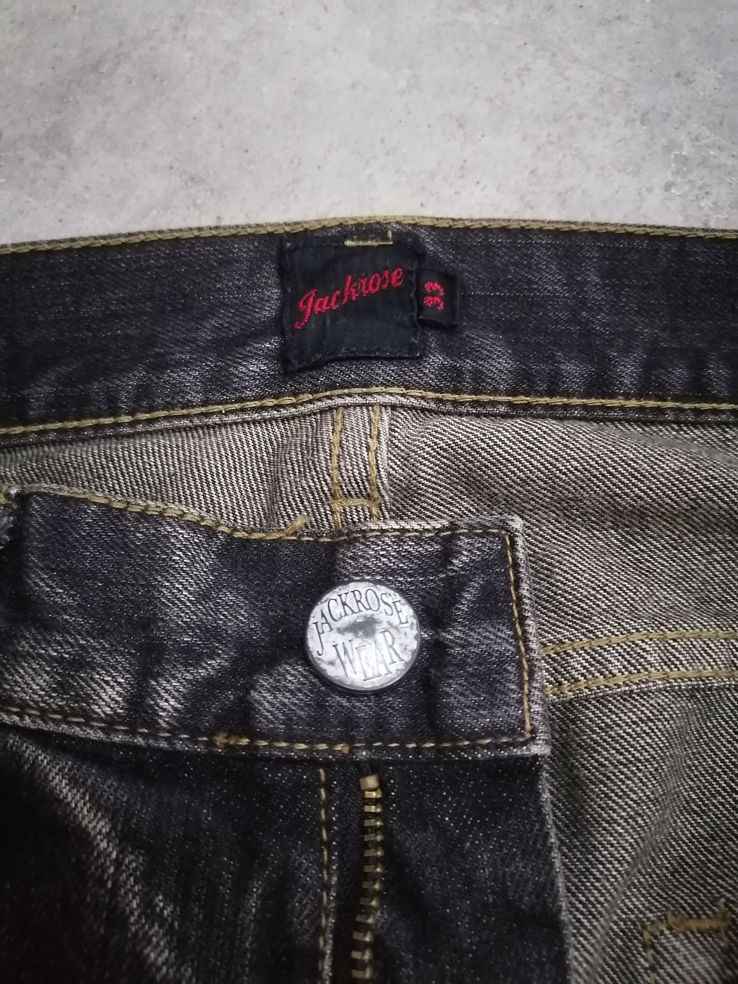 Japanese Brand Jackrose Japan Distressed Erd Denim Pants Size US 33 - 6 Thumbnail