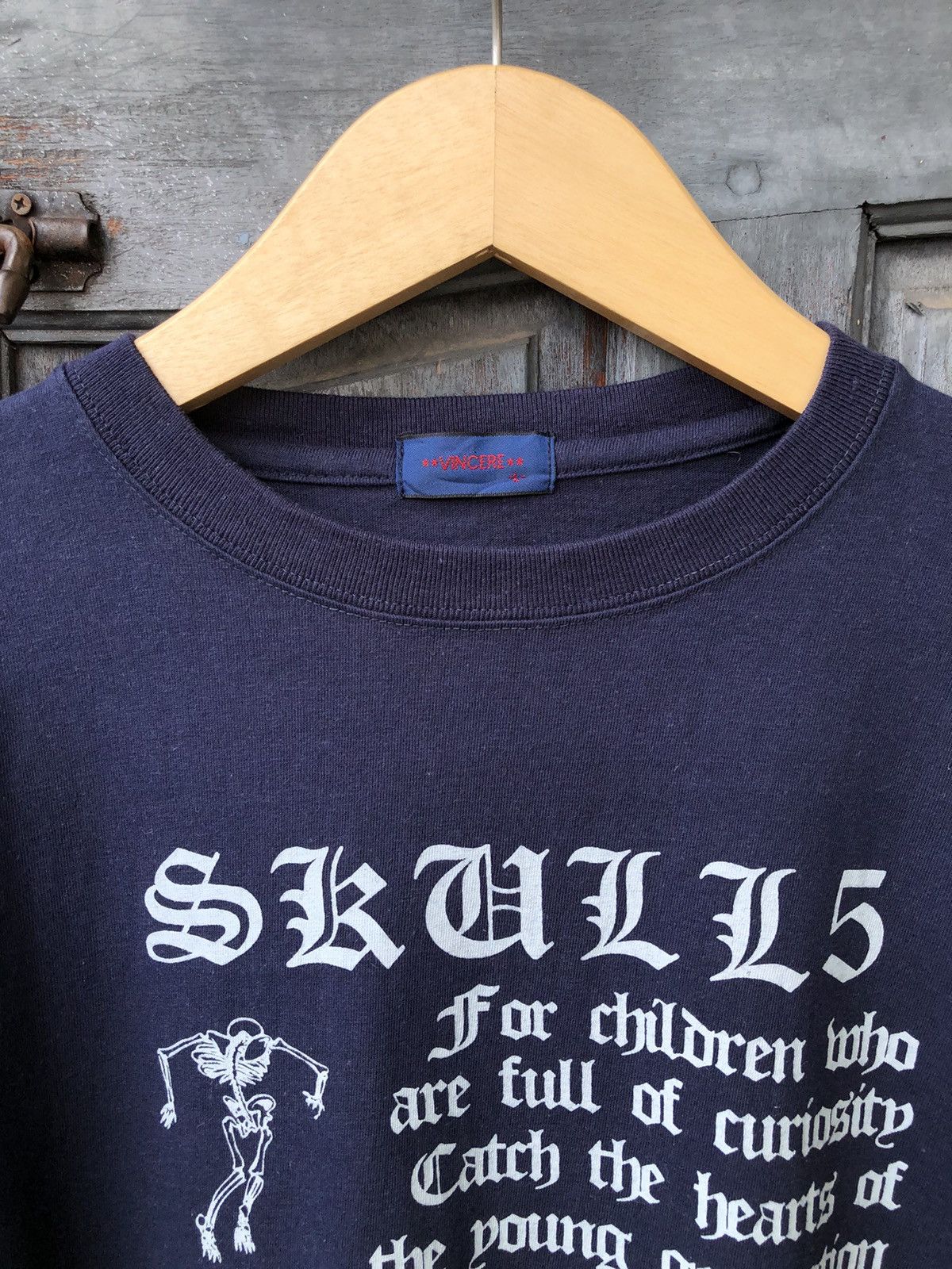 Japanese Brand Vincere Japanese Skull Poem Adante-Garade AKA Avant Garde Size US L / EU 52-54 / 3 - 9 Thumbnail