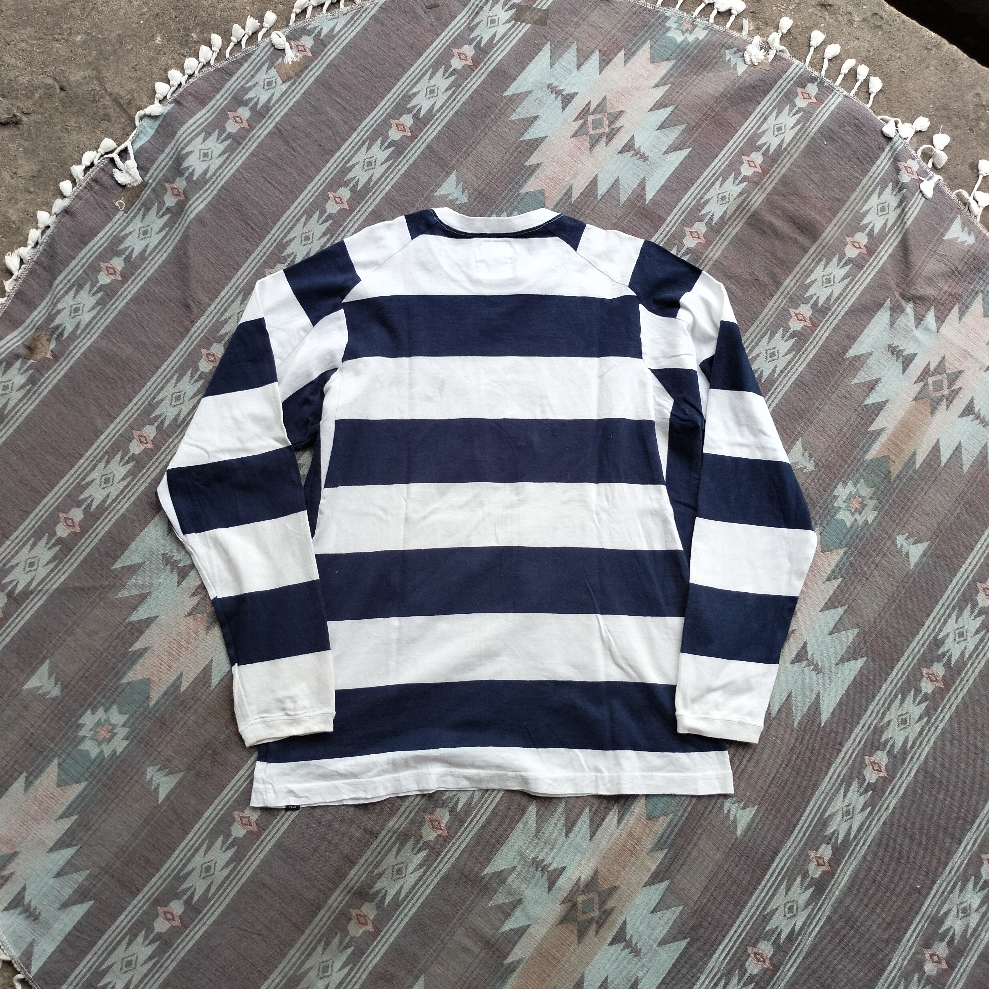 Porter Head Porter plus japan stripe navy white Ls shirt Size US L / EU 52-54 / 3 - 2 Thumbnail