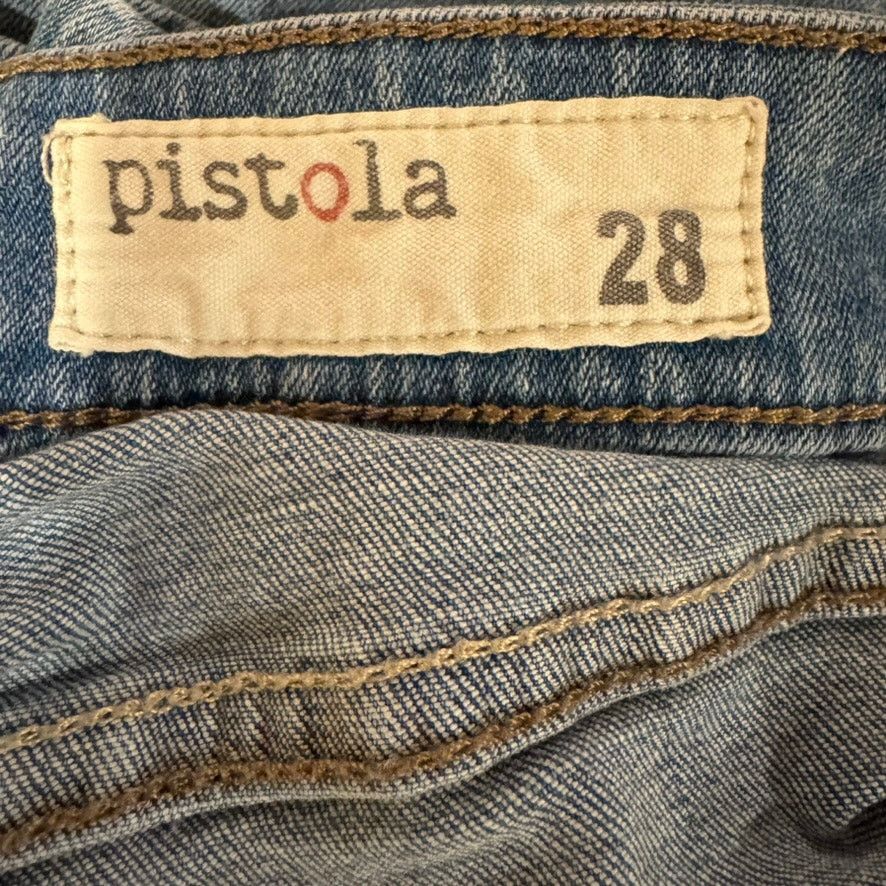 Pistola Pistola Distressed Skinny Jeans Light Wash 28 Size 28" / US 6 / IT 42 - 7 Thumbnail