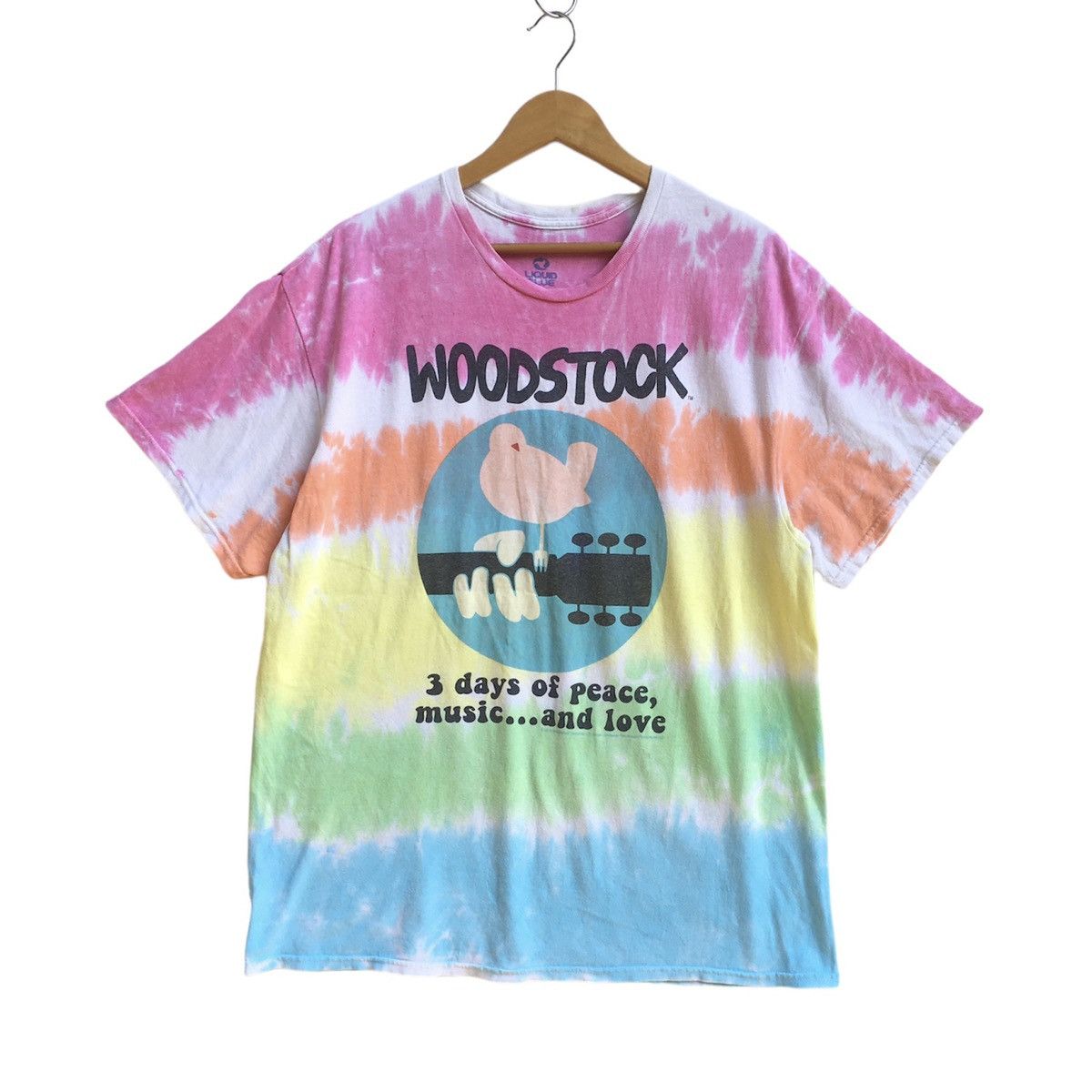 Liquid Blue × Vintage LAST DROP ‼️ Vintage Woodstock Liquid Blue Tie Dye Tee Size US XL / EU 56 / 4 - 1 Thumbnail