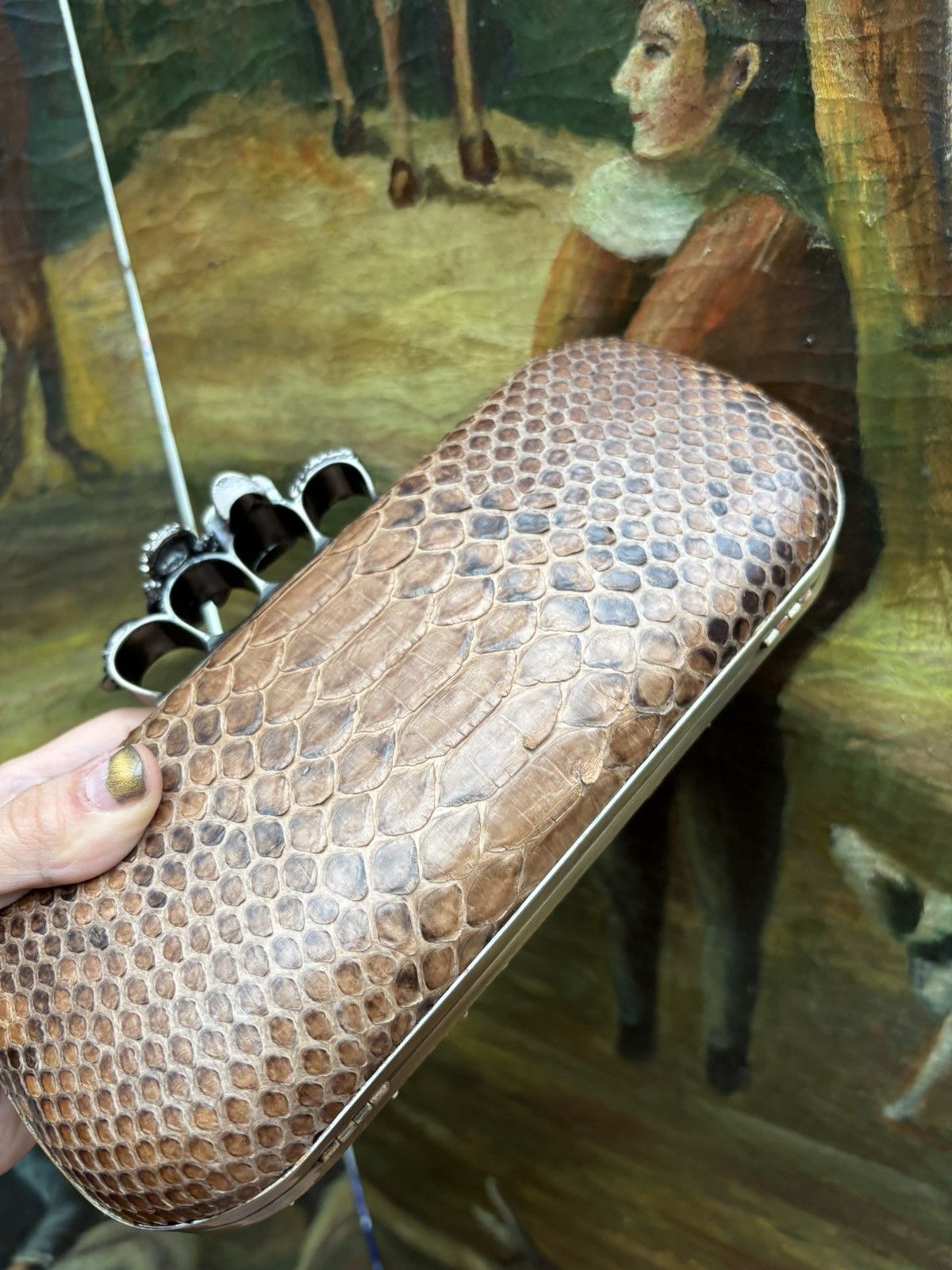 Alexander McQueen Alexandre McQueen S/S 2010 python box clutch Size ONE SIZE - 19 Thumbnail