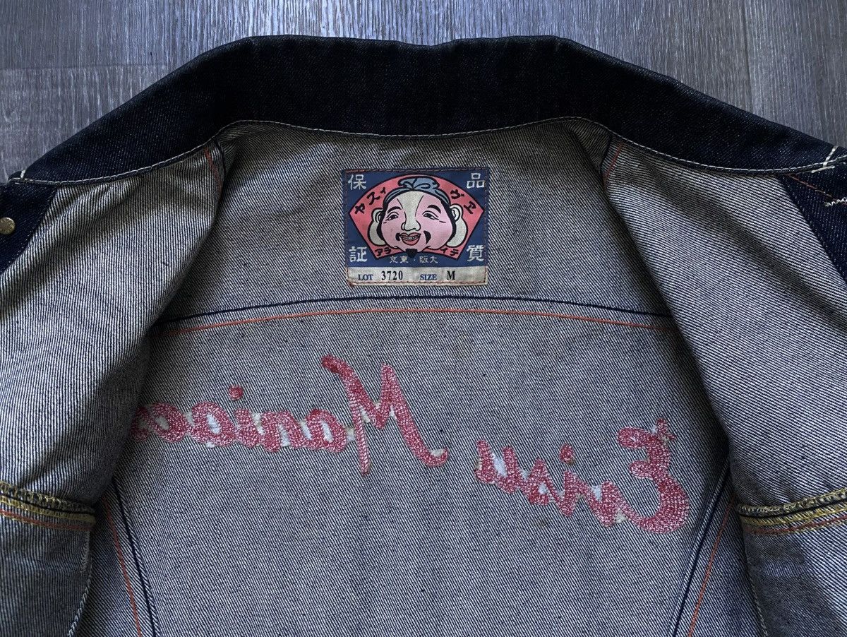 Evisu Evisu Maniacs Embroidered Logo Heritage Denim Jeans Jacket Size M / US 6-8 / IT 42-44 - 12 Thumbnail