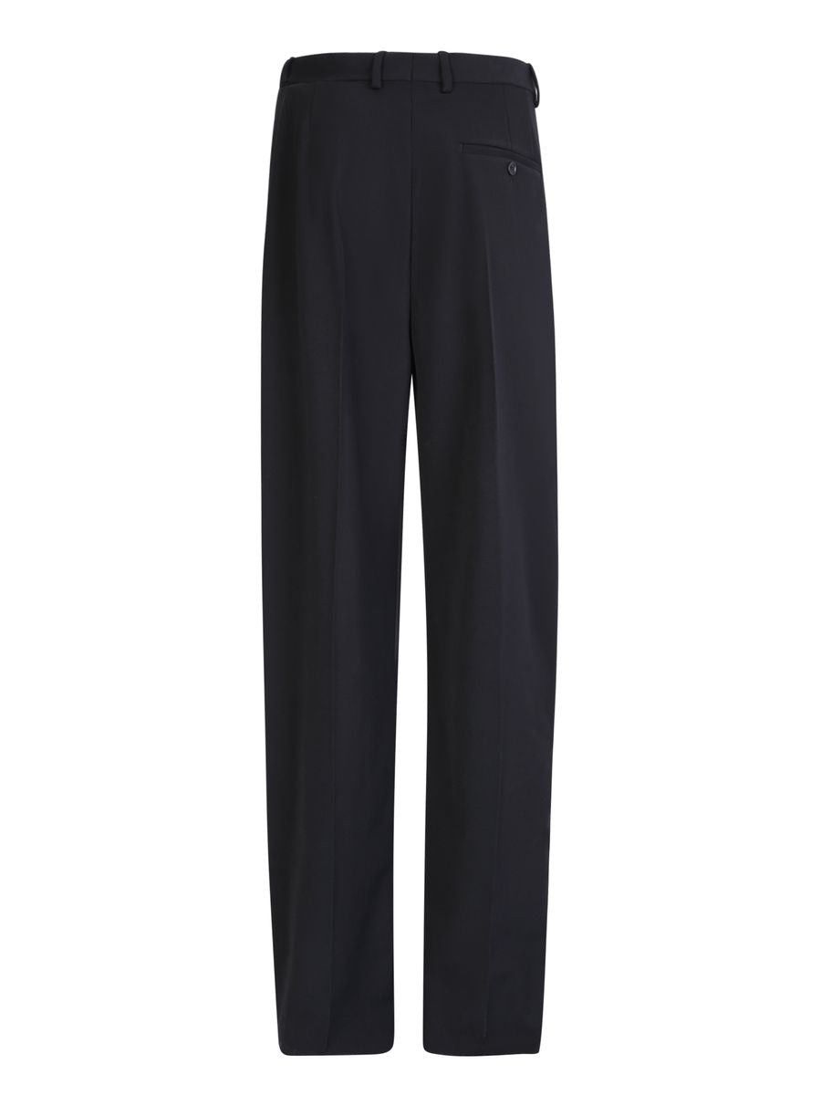 Balenciaga o1s1rm0925 Large Fit Tailored Pants in Black Size US 30 / EU 46 - 2 Thumbnail