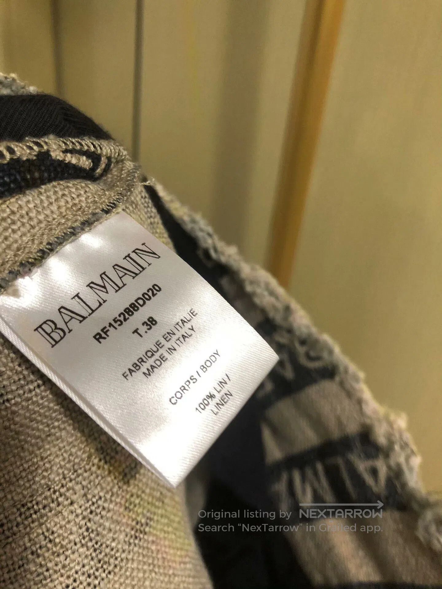 Balmain Balmain Logo Design Denim Pants. Size US 26 / EU 42 - 5 Thumbnail
