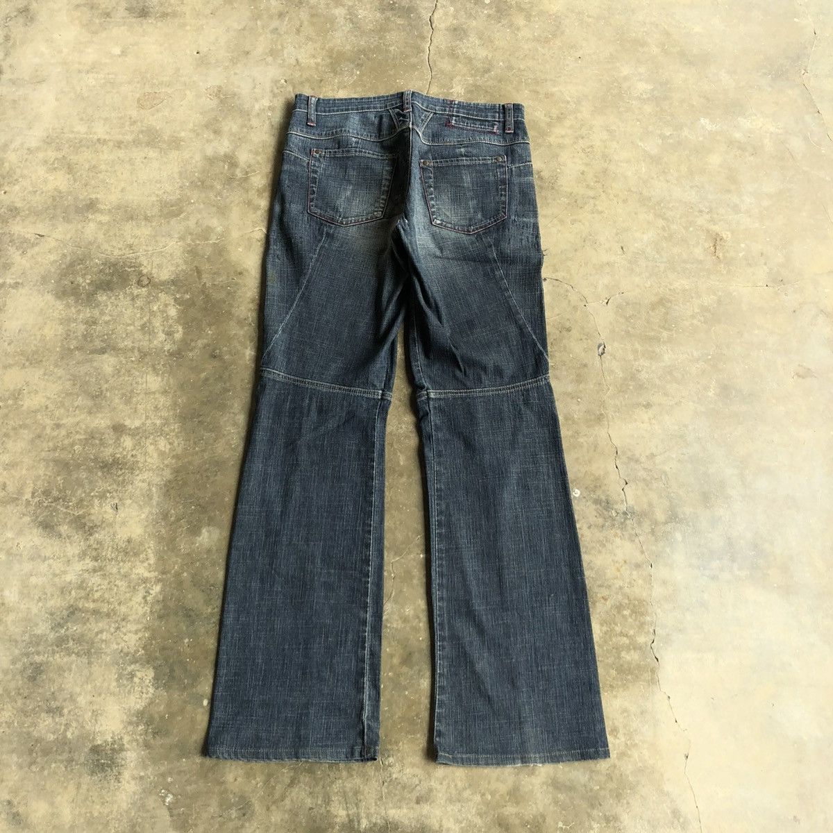 Marithe + Francois Girbaud 2000s Marithe + Francois Girbaud Distressed Bootcut Jeans Size US 29 - 6 Thumbnail