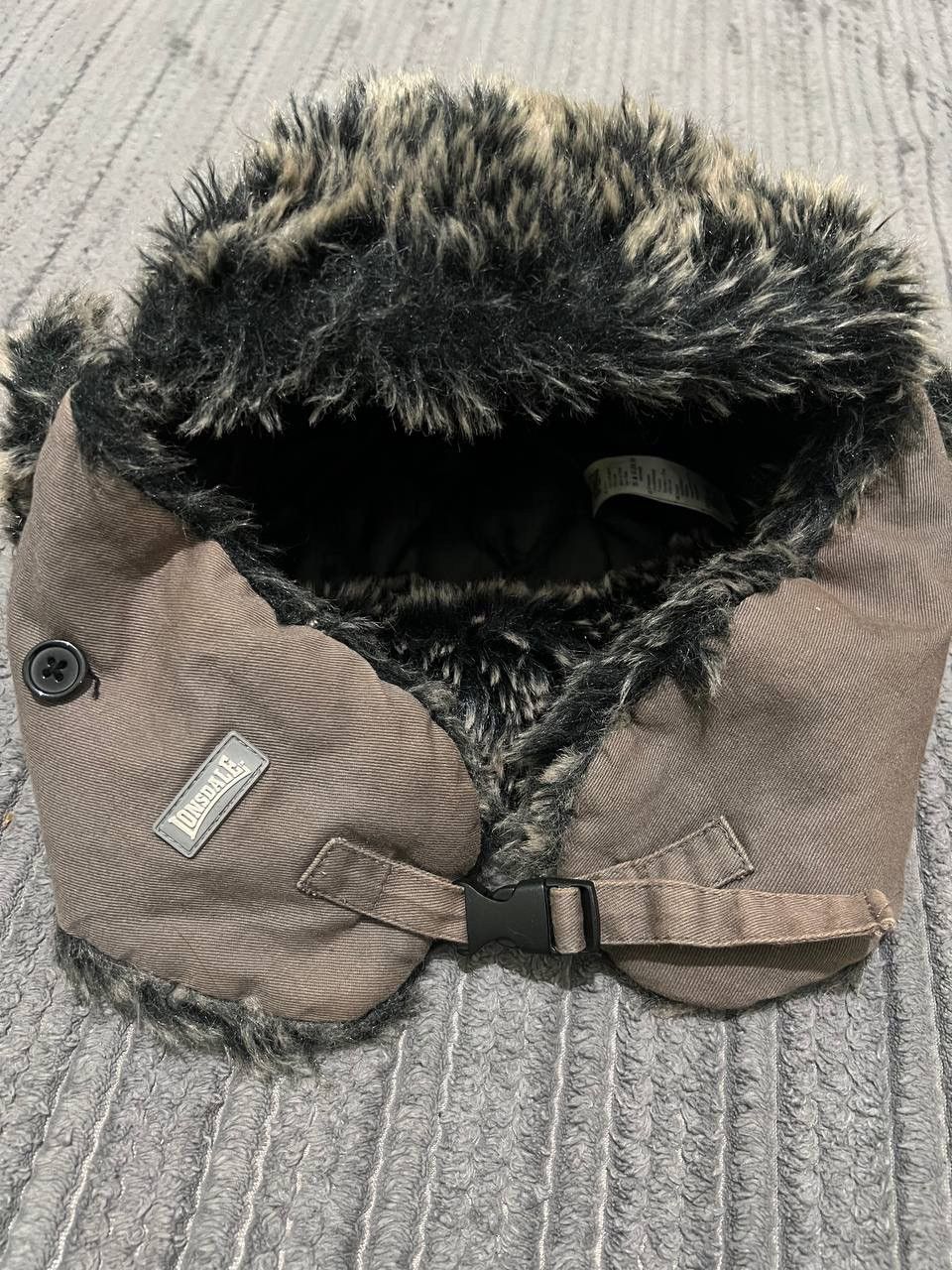 Hysteric Glamour × If Six Was Nine × Vintage Vintage Y2K Lonsdale Active Ushanka Opium Black Fur Faux Ava Size ONE SIZE - 7 Thumbnail