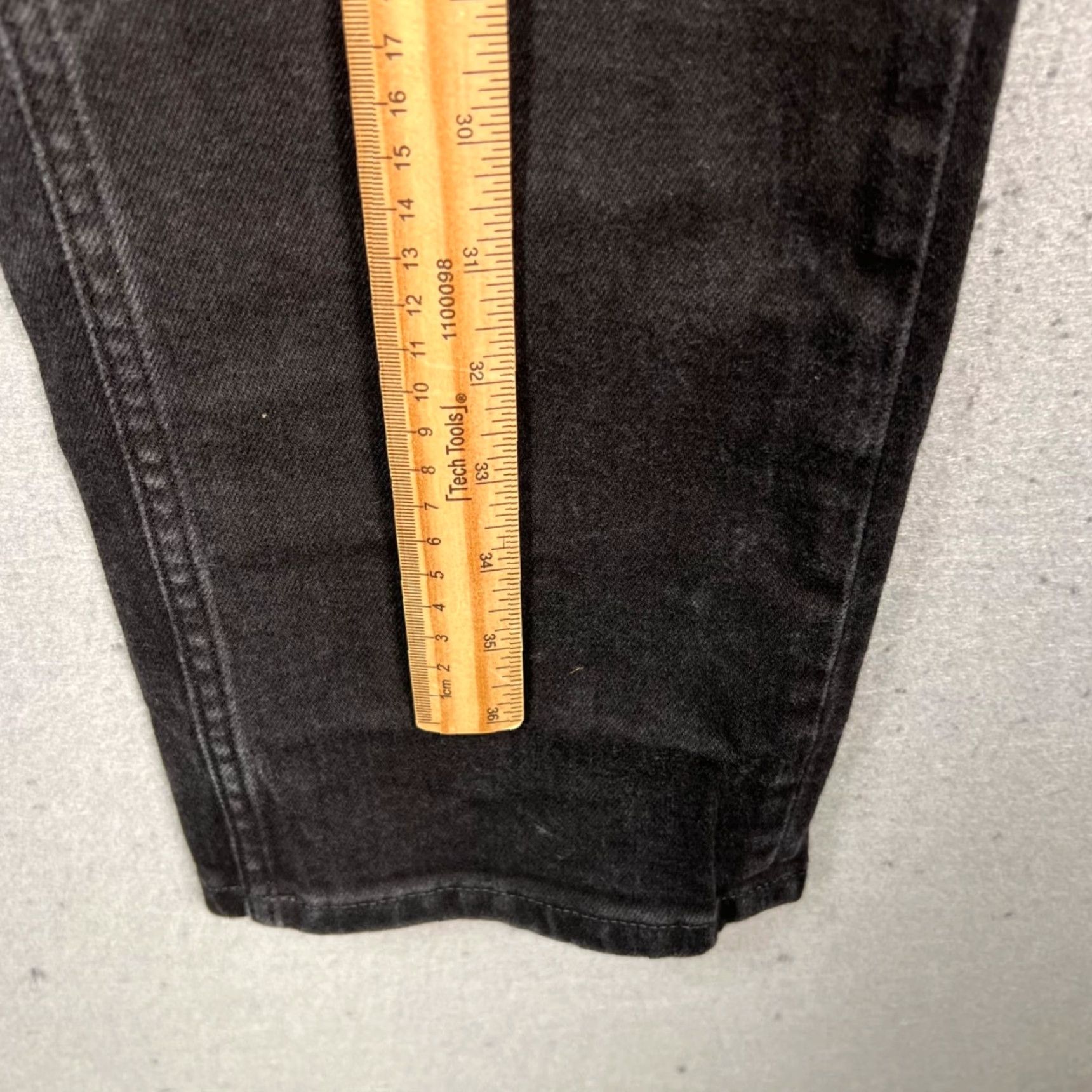 Everlane Everlane Jeans Slim 31 x 28 The Straight Denim Black Organic Cotton Blend 5-Pocket Mens Size US 31 - 6 Thumbnail