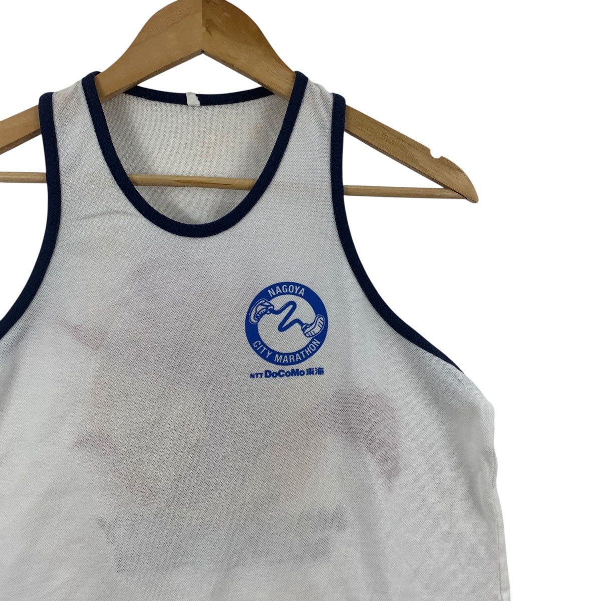 Vintage Vintage NAGOYA CITY MARATHON Ntt Docomo Tee Shirt Top Japan Size S / US 4 / IT 40 - 4 Thumbnail