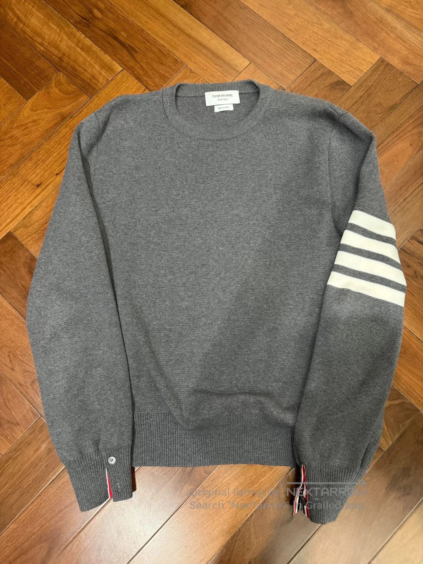 Thom Browne thom browne thick gray sweater for men. Size US M / EU 48-50 / 2 - 1 Thumbnail