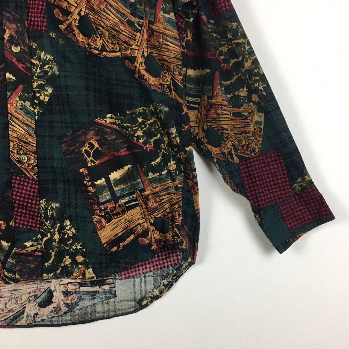 Nautica × Vintage Vintage Nautica Long Sleeve Button Ups Shirt Size US M / EU 48-50 / 2 - 3 Thumbnail