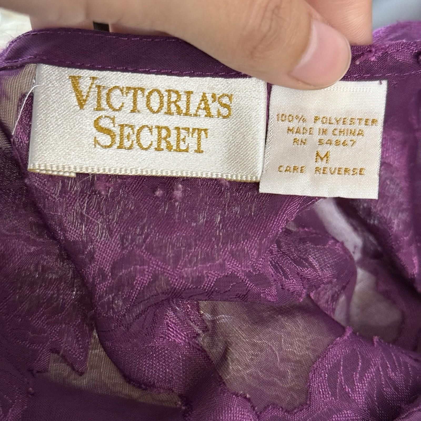 Designer Victorias Secret Lace Lingerie Oversized Crop Blouse M Size M / US 6-8 / IT 42-44 - 4 Thumbnail