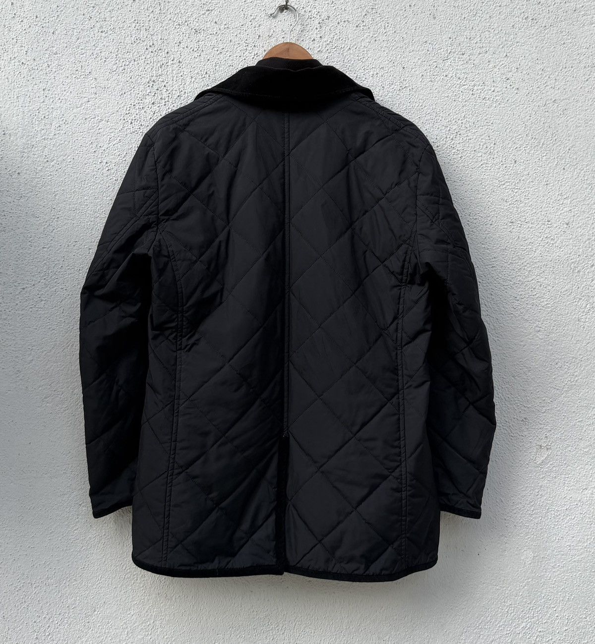 Burberry Burberry Black Label Diamond Corduroy Collar Quilted Jacket Size US M / EU 48-50 / 2 - 14 Thumbnail