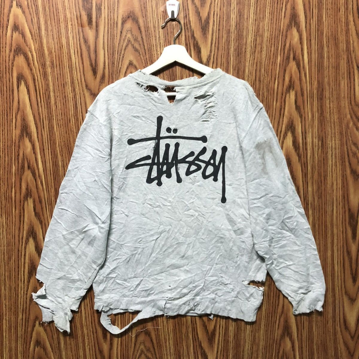 Stussy Vintage Stussy Distressed Sweatshirt Crewneck Size US M / EU 48-50 / 2 - 1 Thumbnail